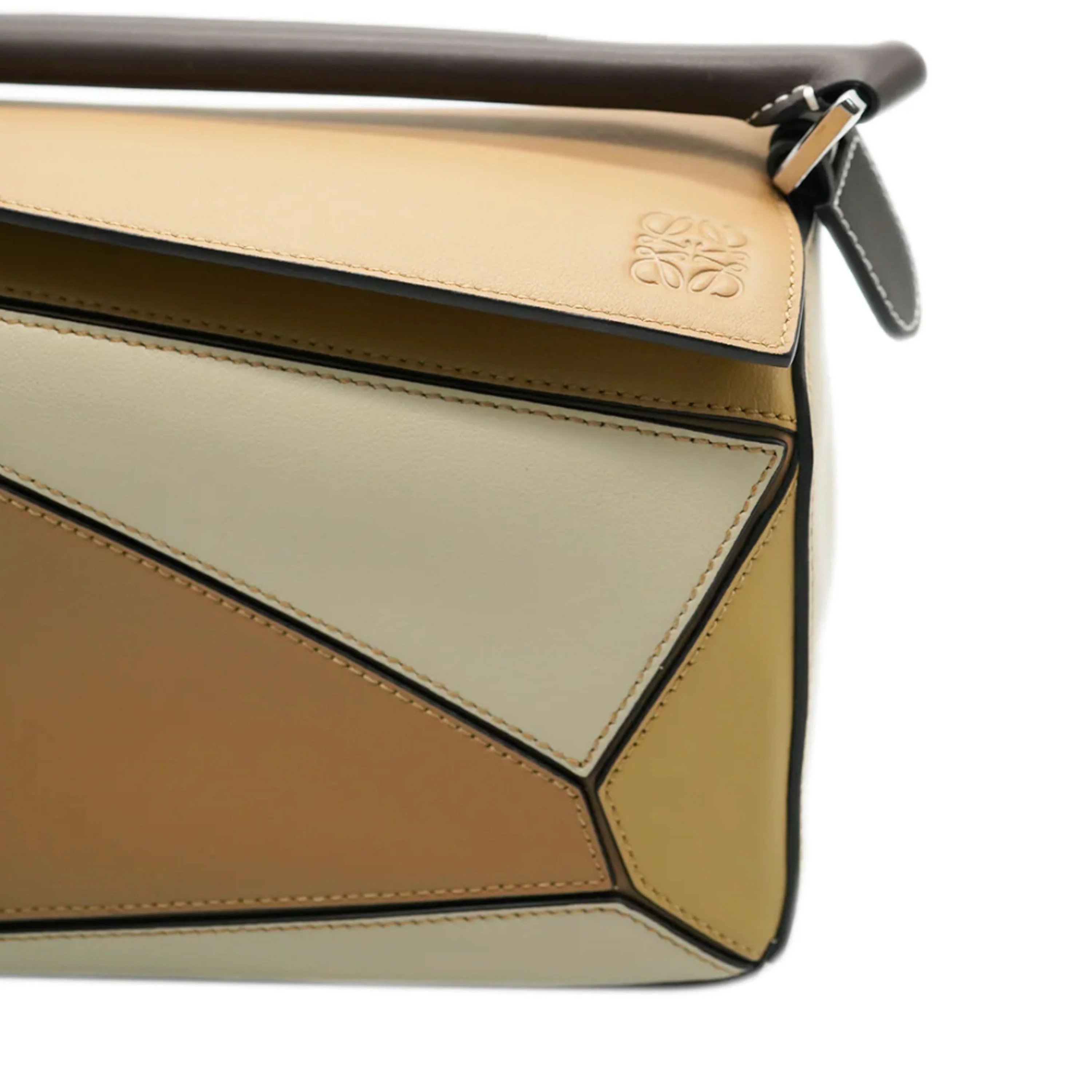 Tricolor Calfskin Small Puzzle - Image 3