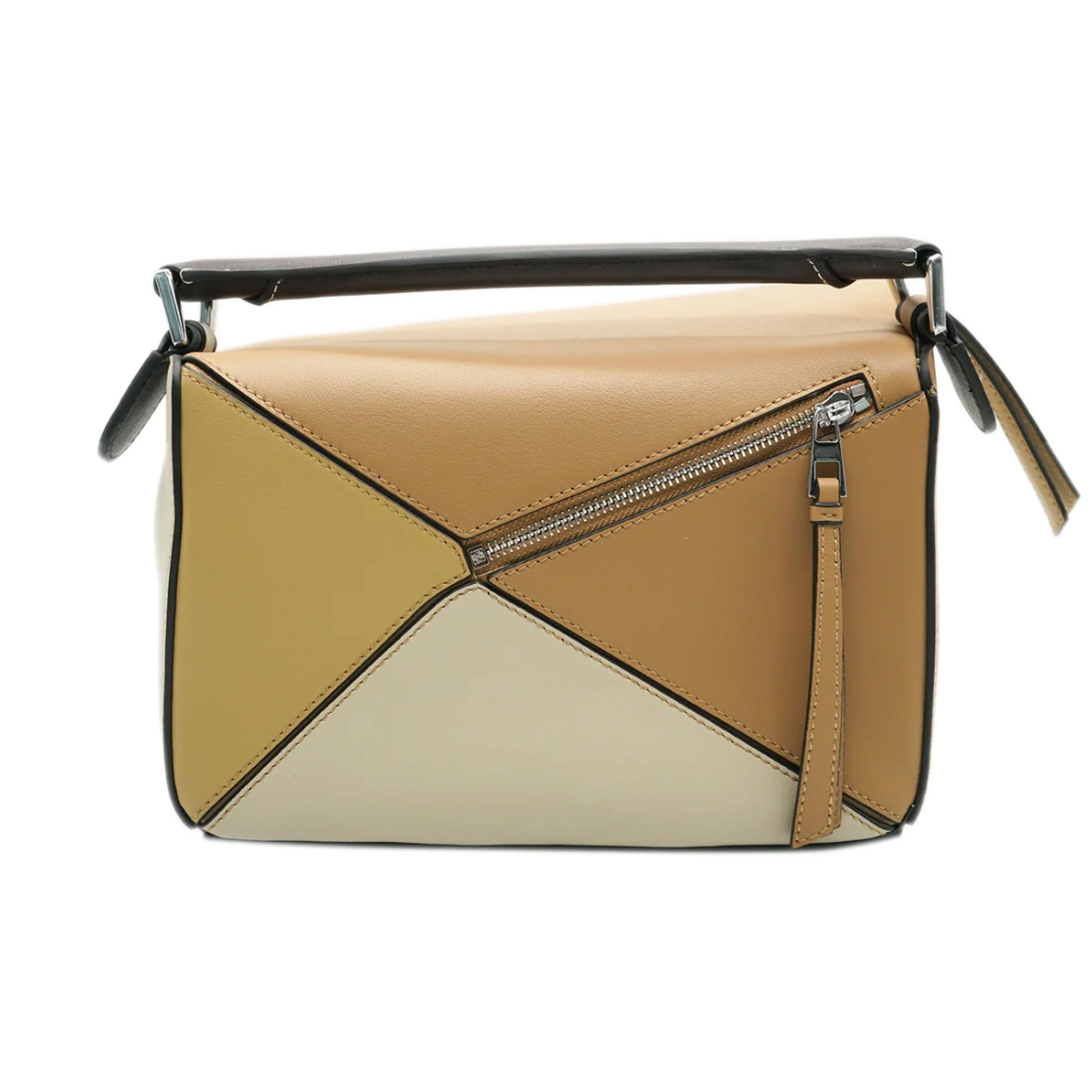 Tricolor Calfskin Small Puzzle - Image 4