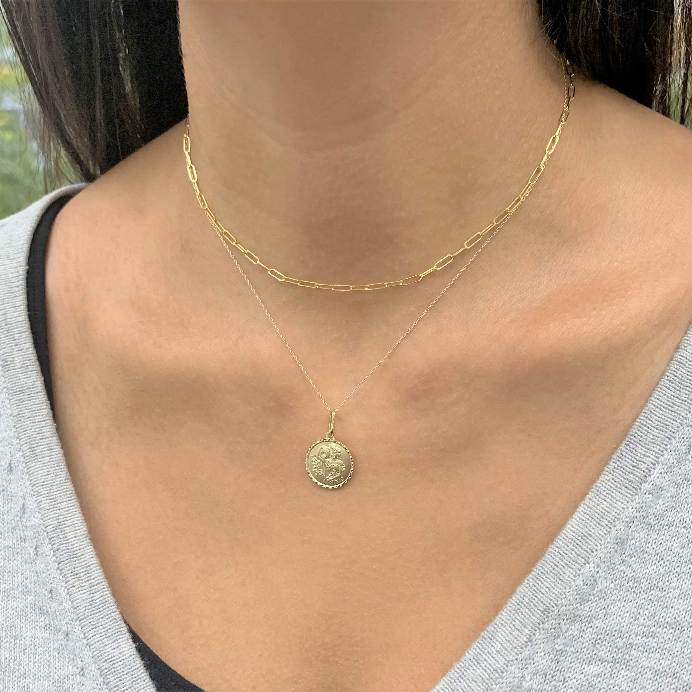 Zodiac Scorpio Necklace in 14K Yellow Gold - Image 3