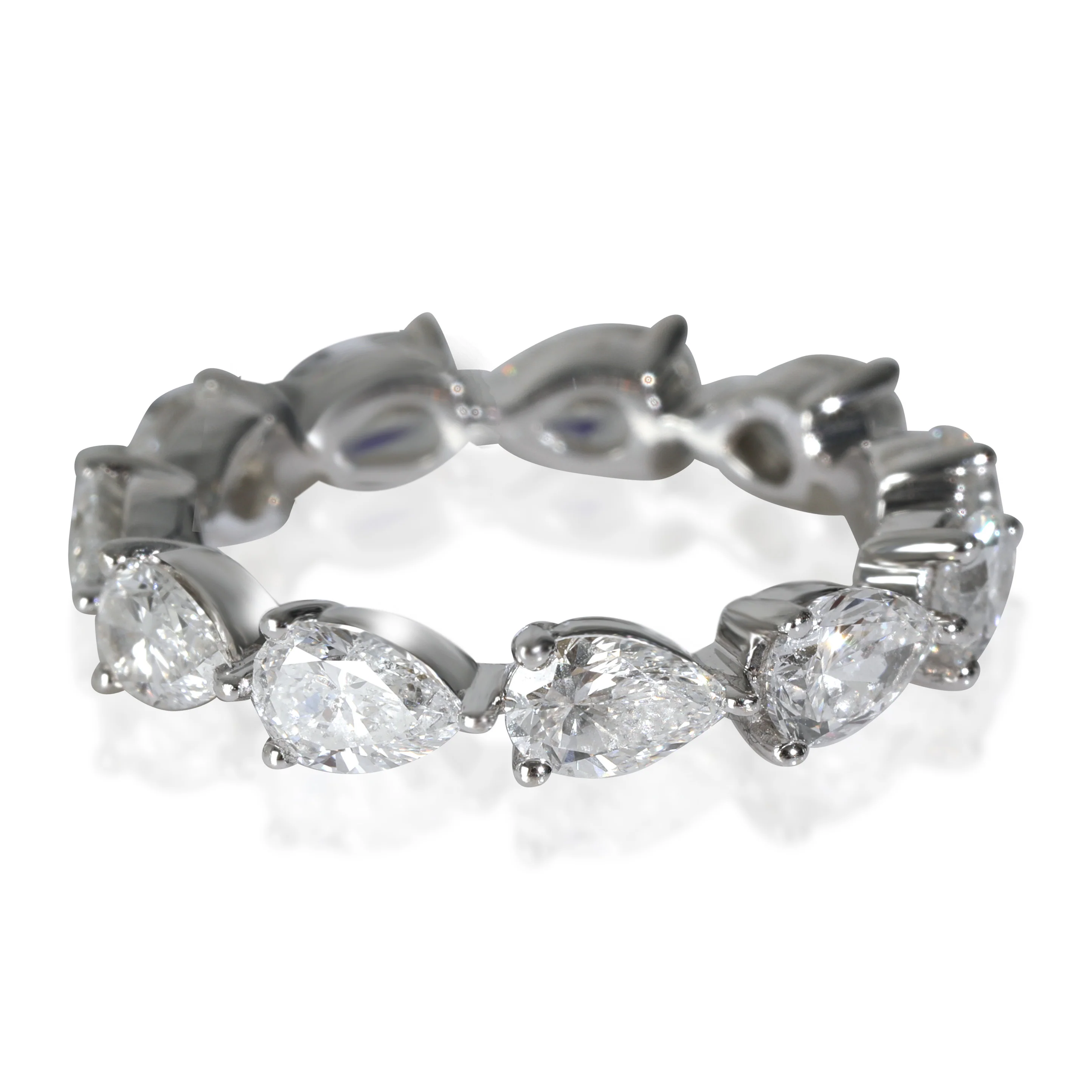 Lab-Grown Diamond Wedding Band in 14K White Gold 3 CTW