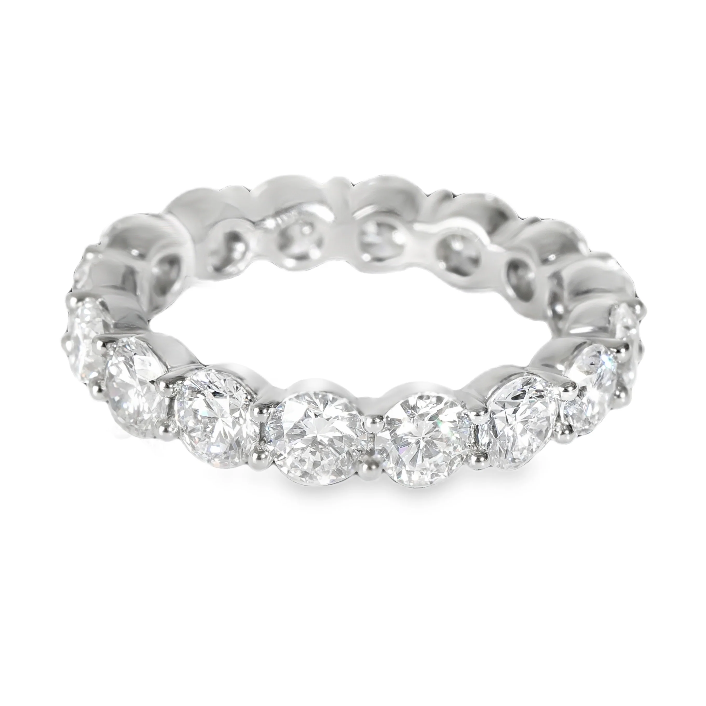 4 ctw White Gold Lab-Grown Diamond Wedding Band