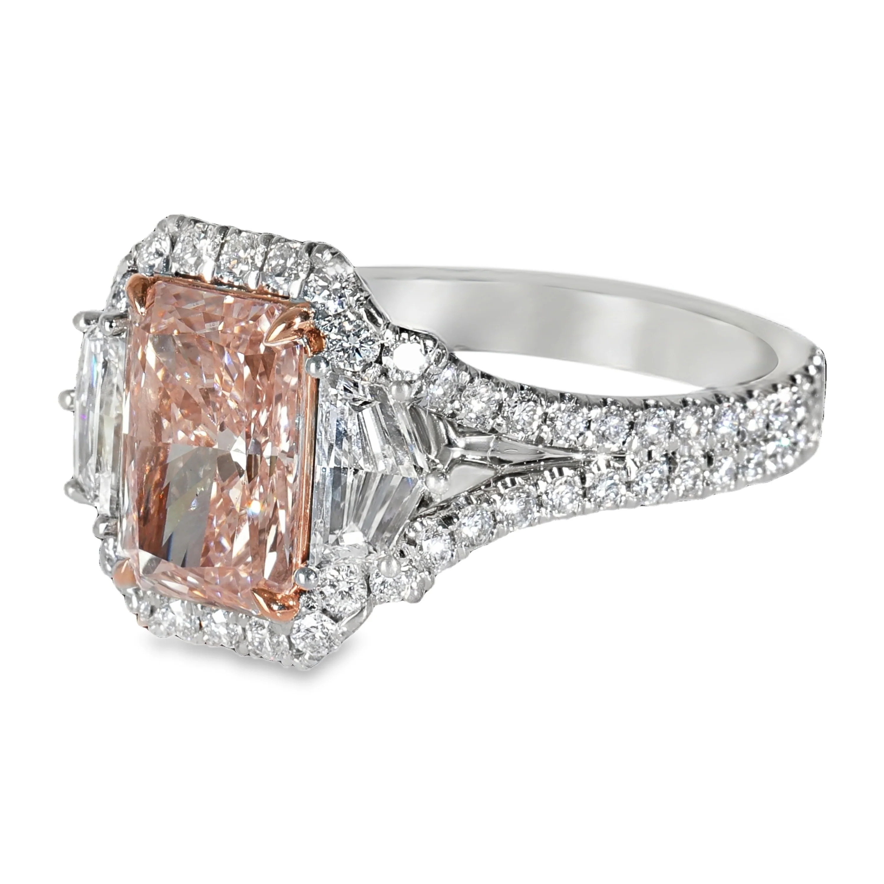 3.57 ctw Rose Gold Lab-Grown Diamond Engagement Ring - Image 2
