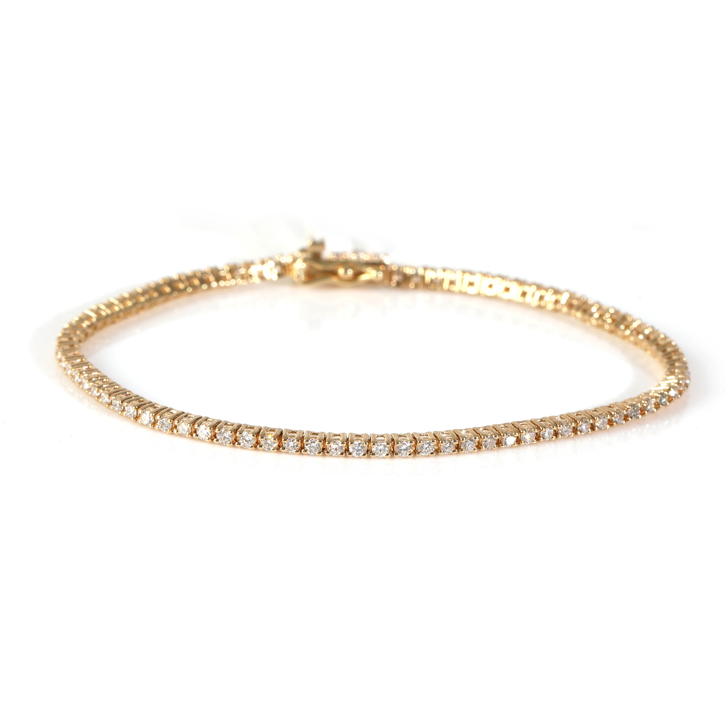 Diamond Tennis Bracelet in 14K Yellow Gold (7/8 CTW)