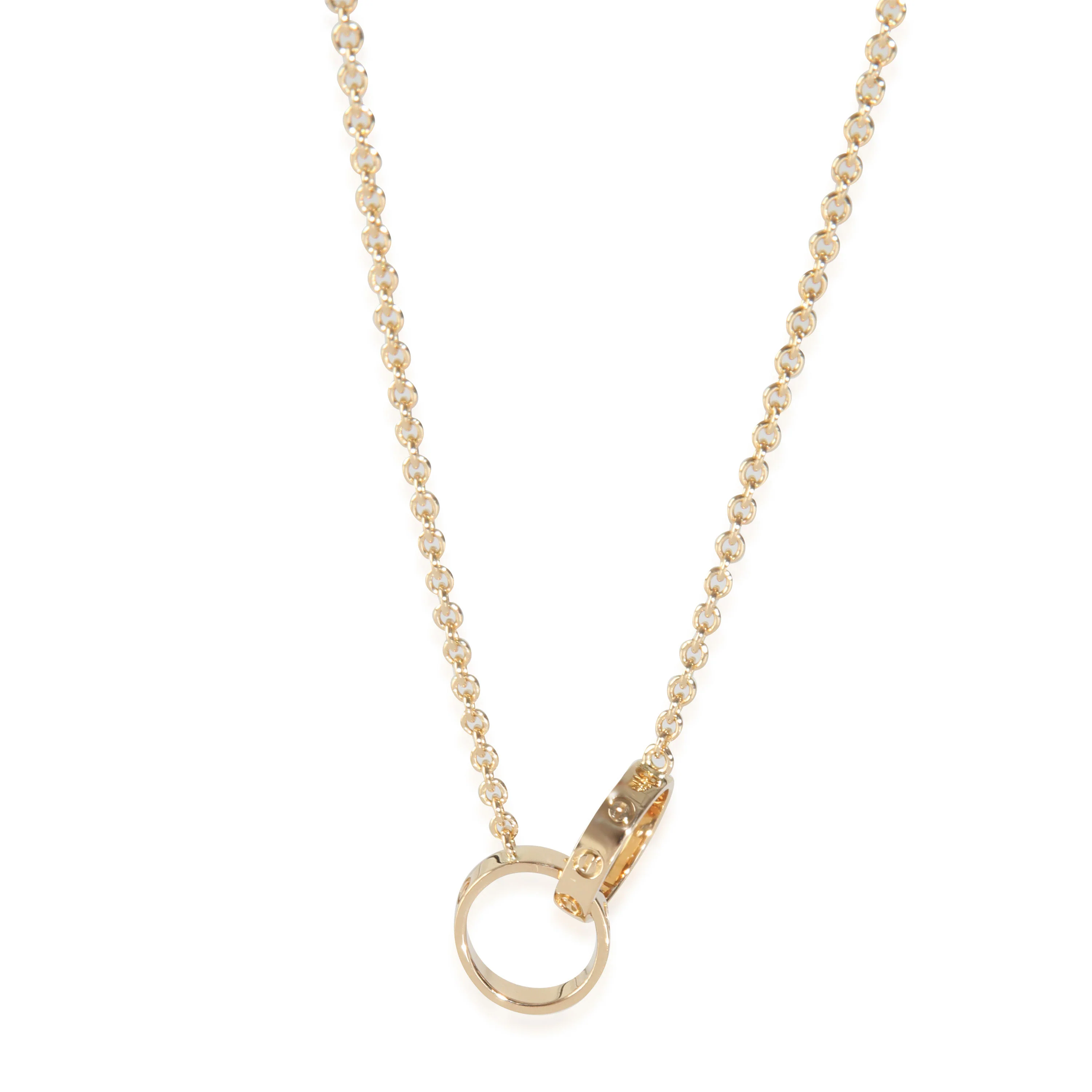 Yellow Gold Love Necklace