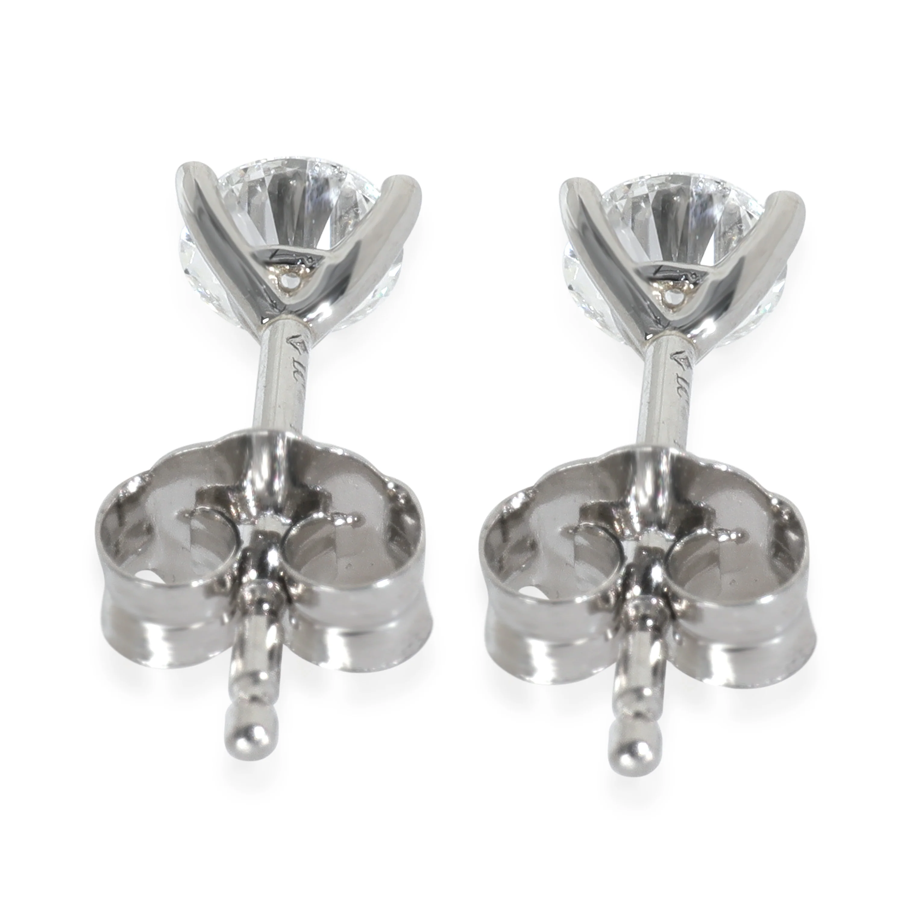 Lab-Grown Diamond Earrings In Platinum .50 Ctw. - Image 3