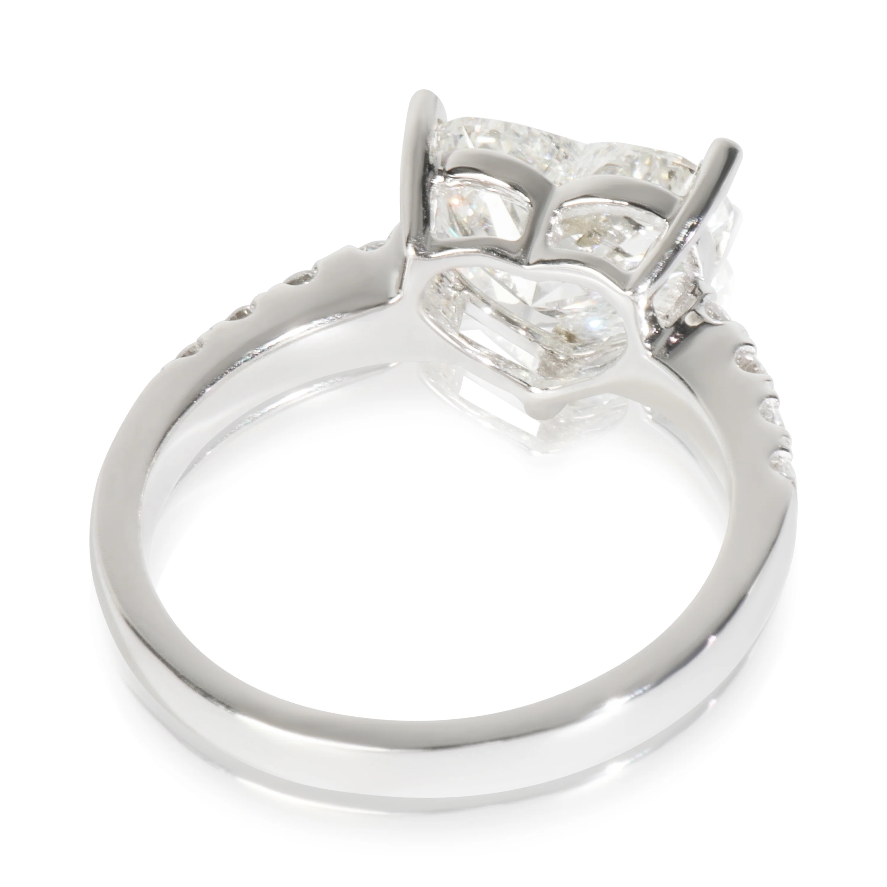 3.43 ctw White Gold Lab-Grown Diamond Engagement Ring - Image 3