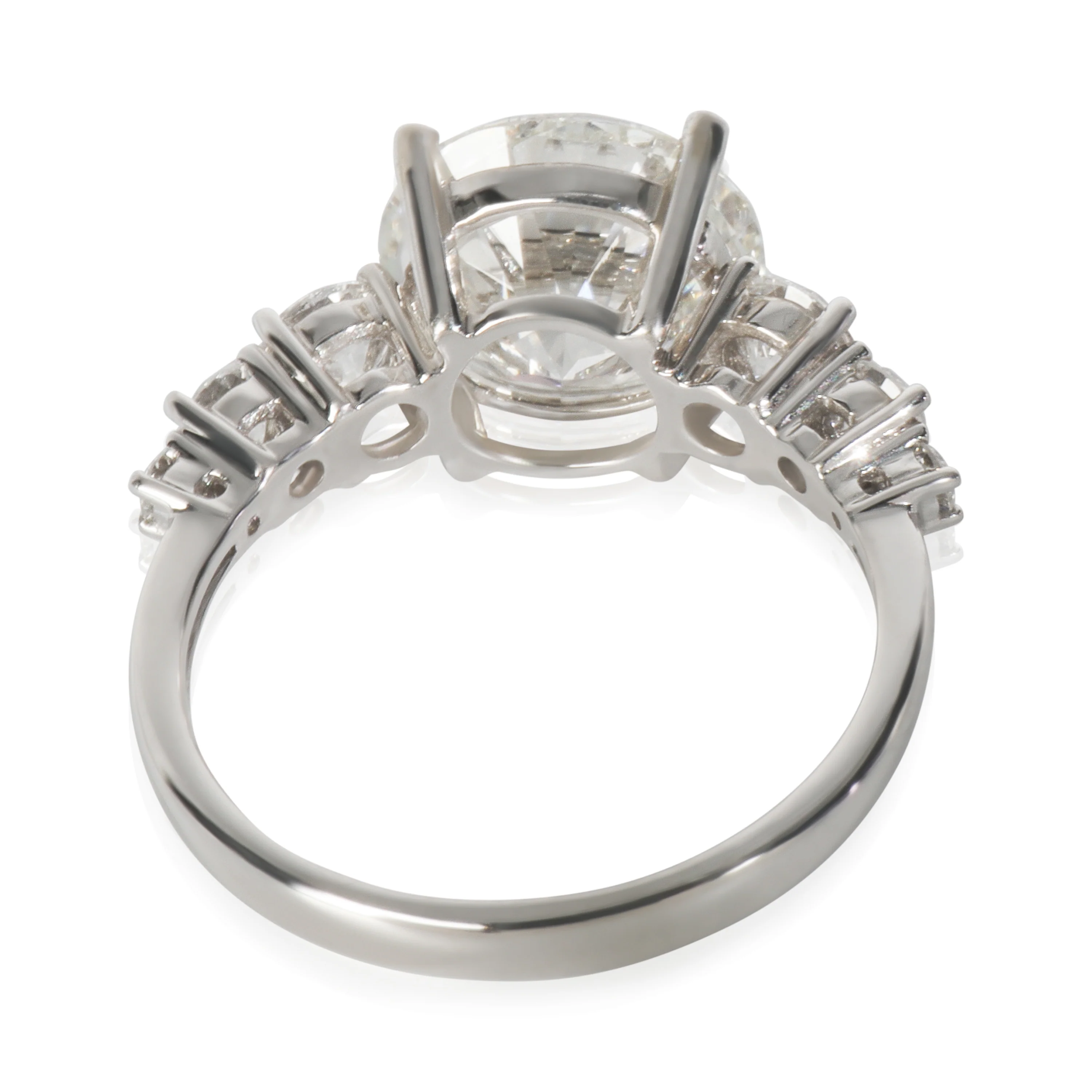 4.83 ctw White Gold Lab-Grown Diamond Engagement Ring - Image 3