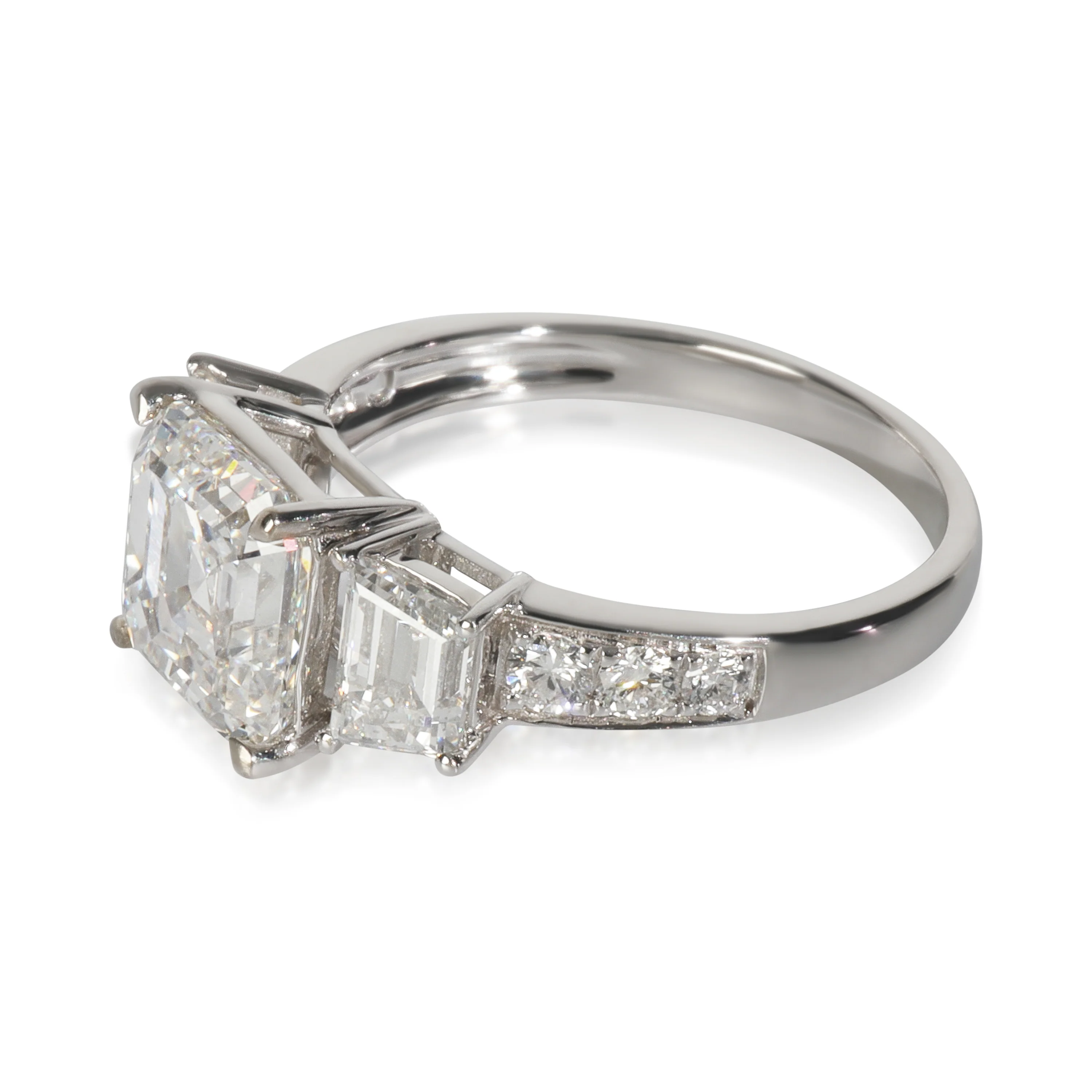 4.28 ctw White Gold Lab-Grown Diamond Engagement Ring - Image 2