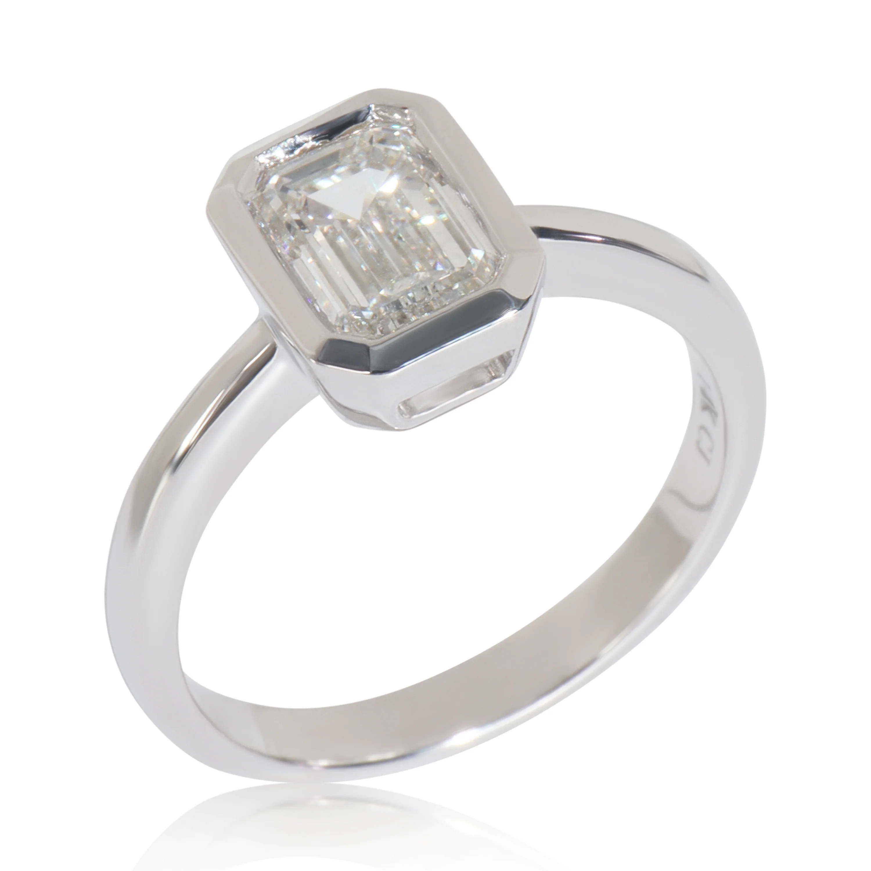 1.59 ctw White Gold Lab-Grown Diamond Engagement Ring - Image 4