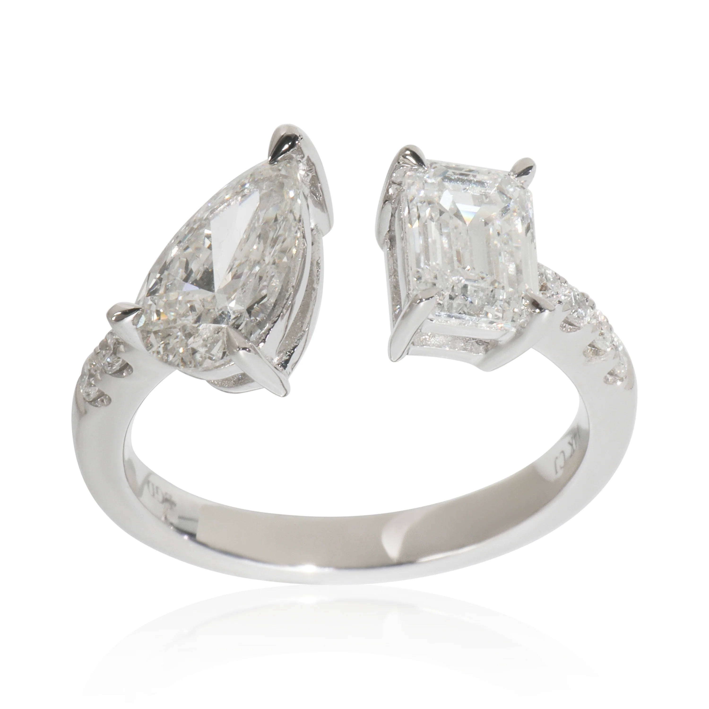 2.19 ctw White Gold Lab-Grown Diamond Ring - Image 3