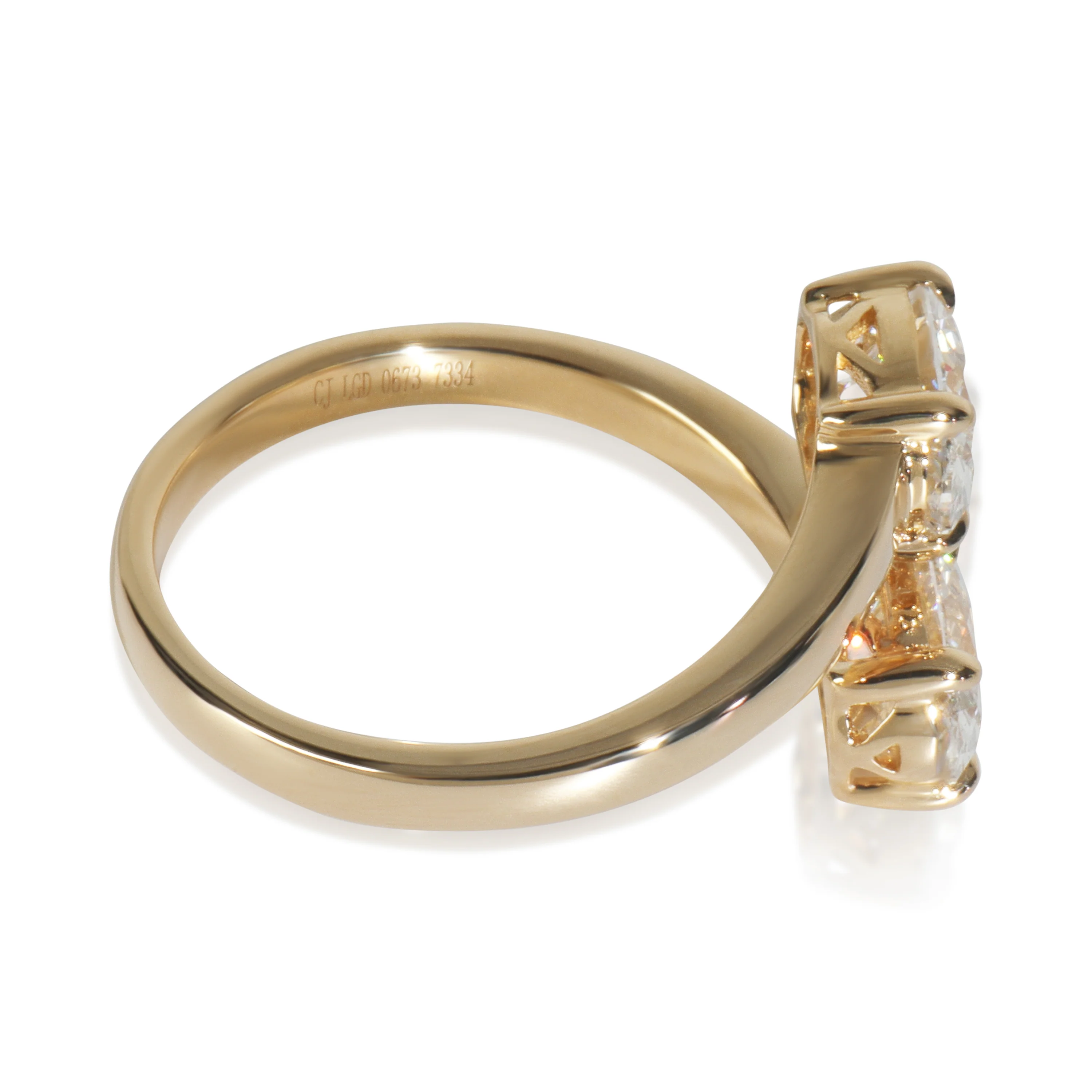 2.17 ctw Yellow Gold Lab-Grown Diamond Ring - Image 3