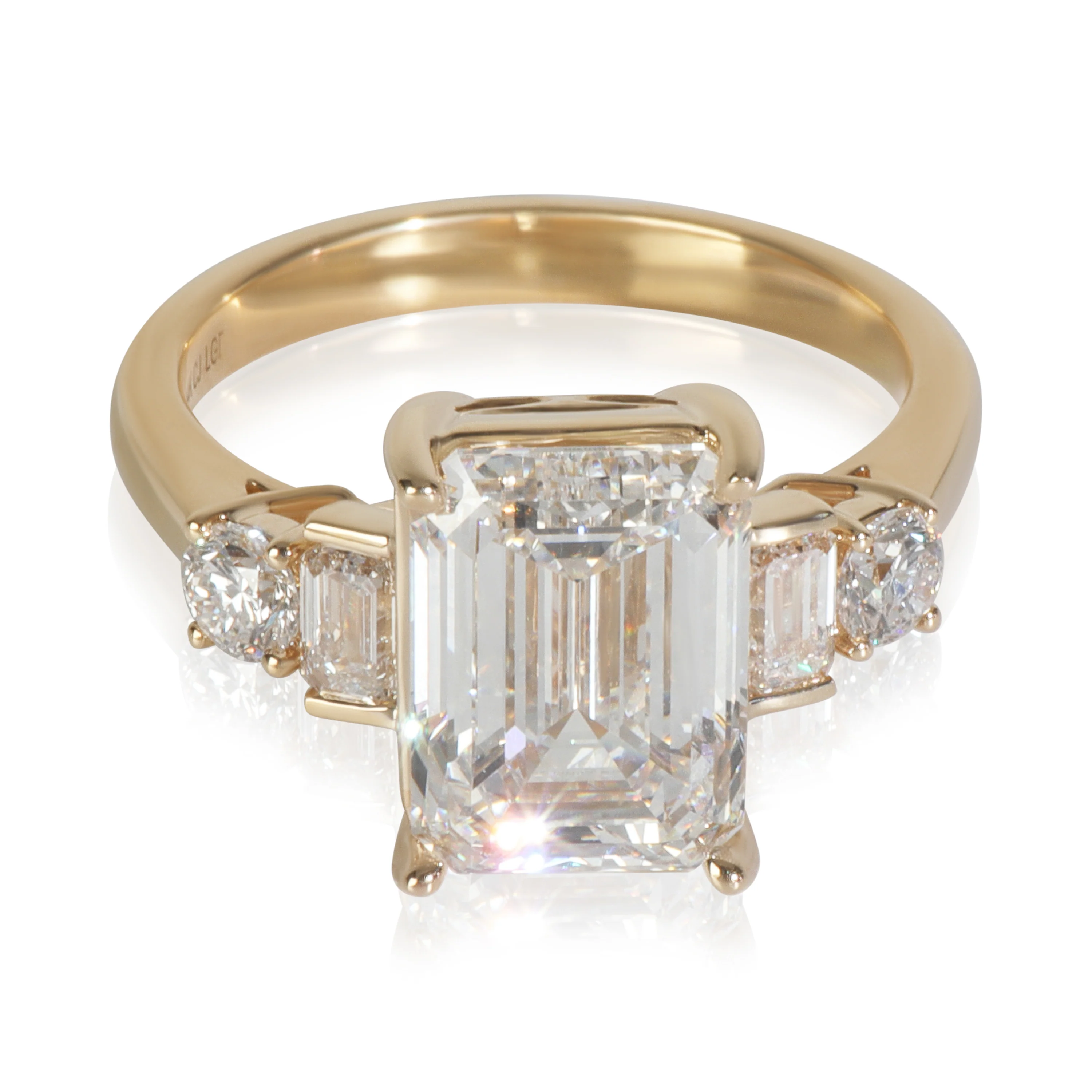 479 ctw Yellow Gold Lab-Grown Diamond Ring - Image 6