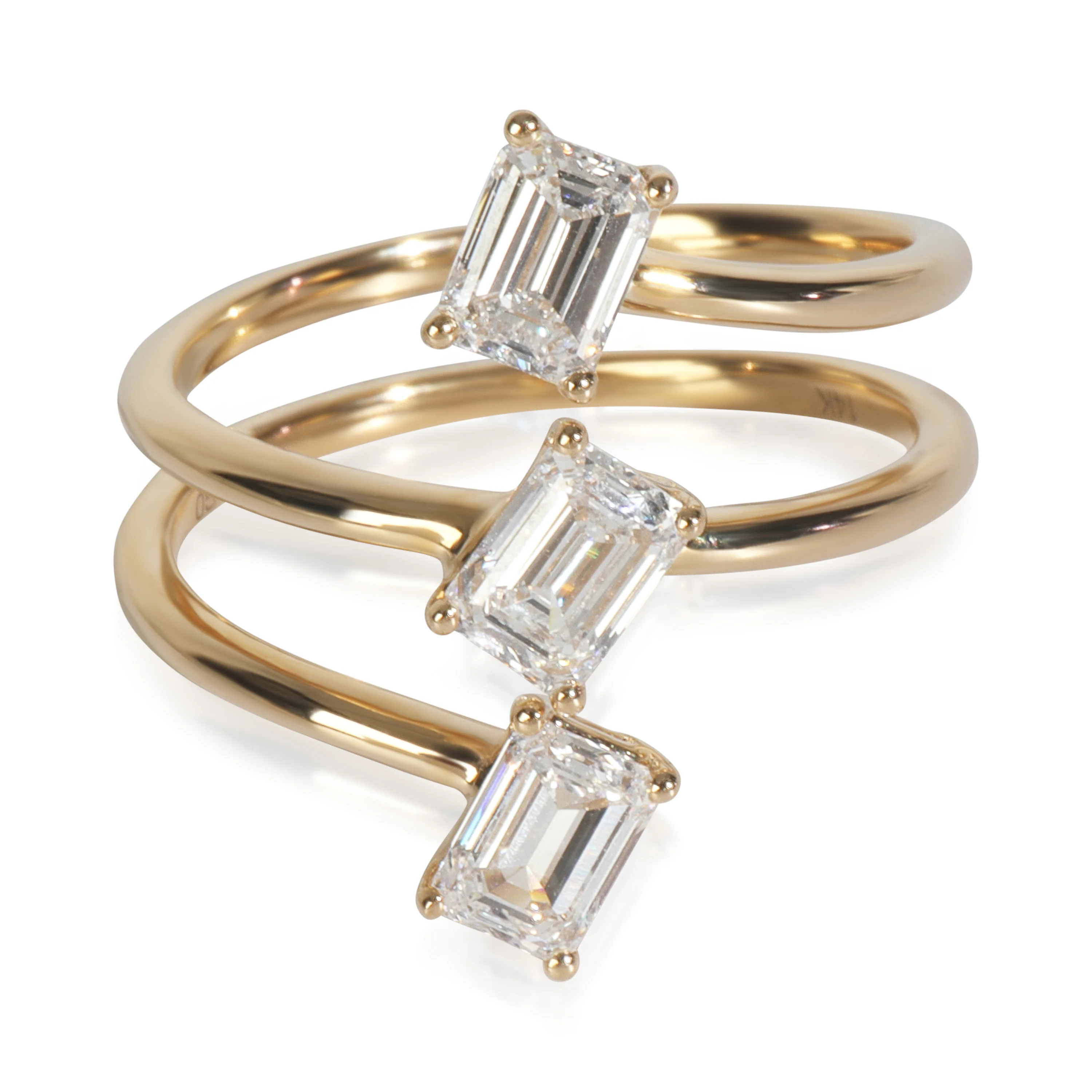 1.49 ctw Yellow Gold Lab-Grown Diamond Ring