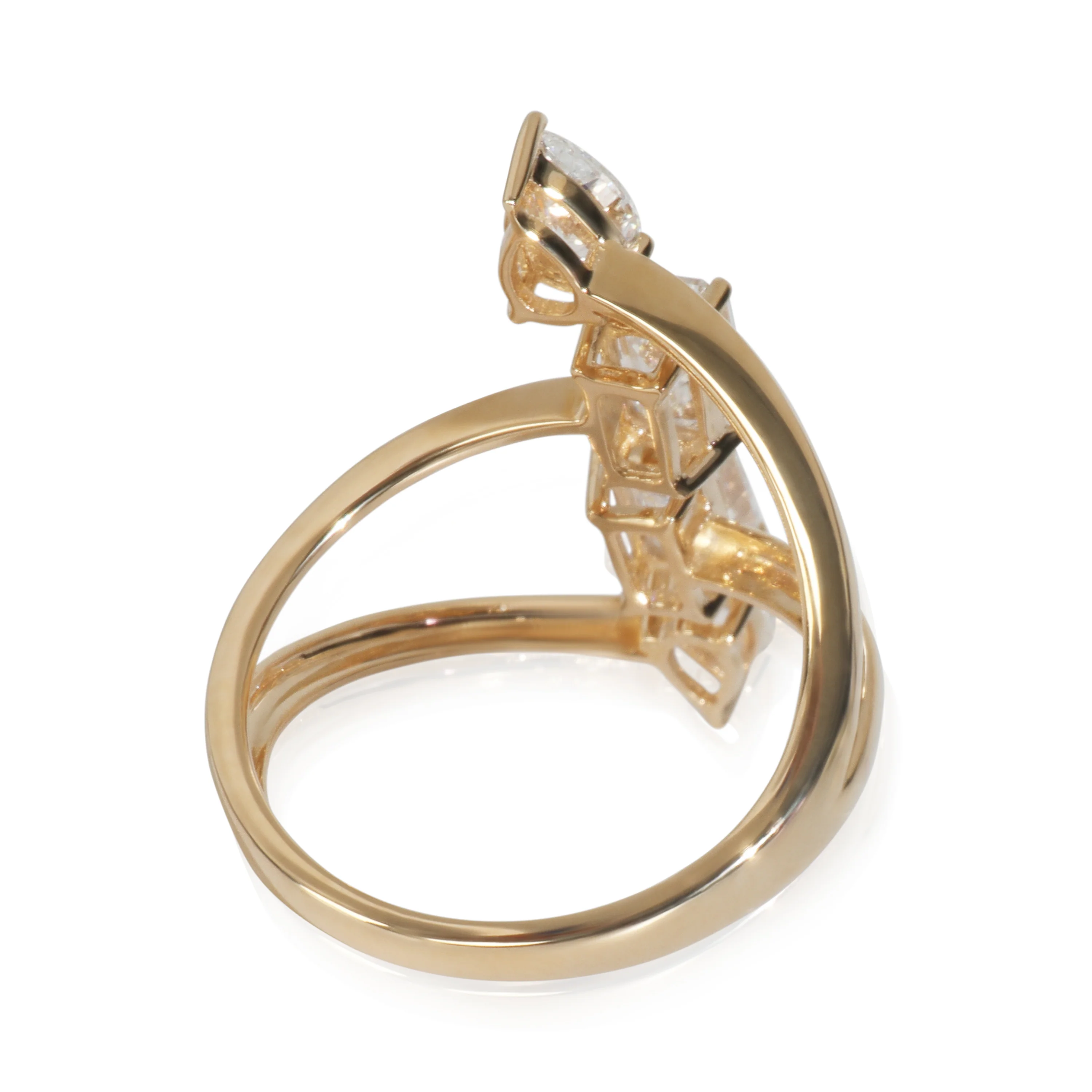 2.12 ctw Yellow Gold Lab-Grown Diamond Ring - Image 4
