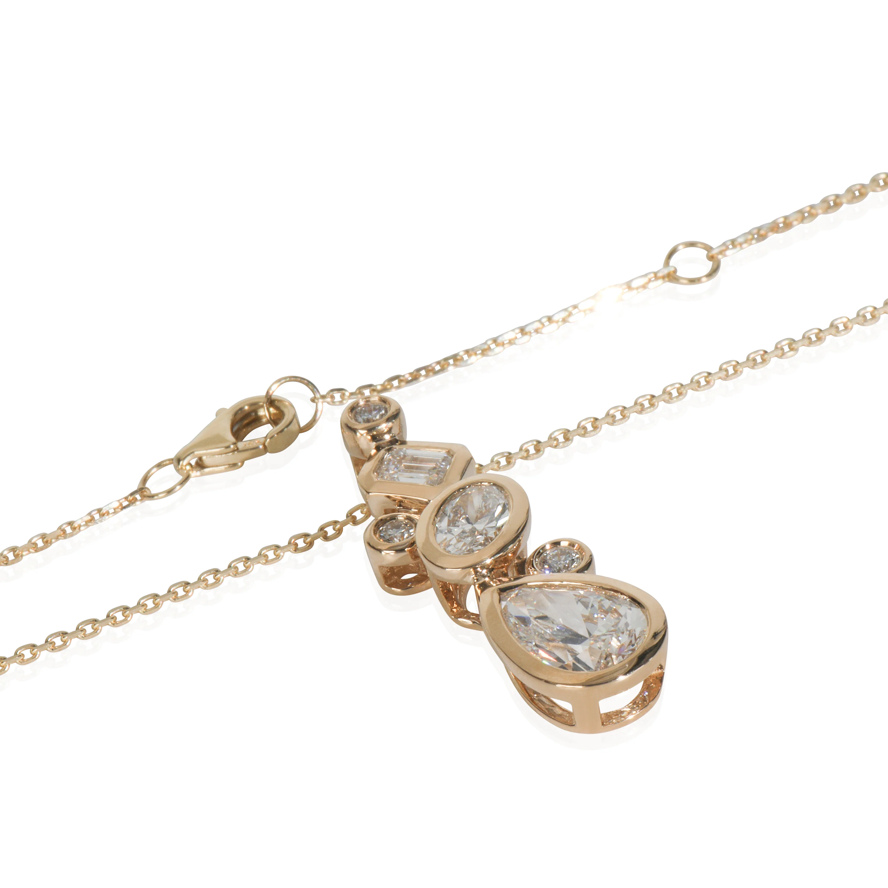 2.02 ctw Yellow Gold Lab-Grown Diamond Pendant - Image 2