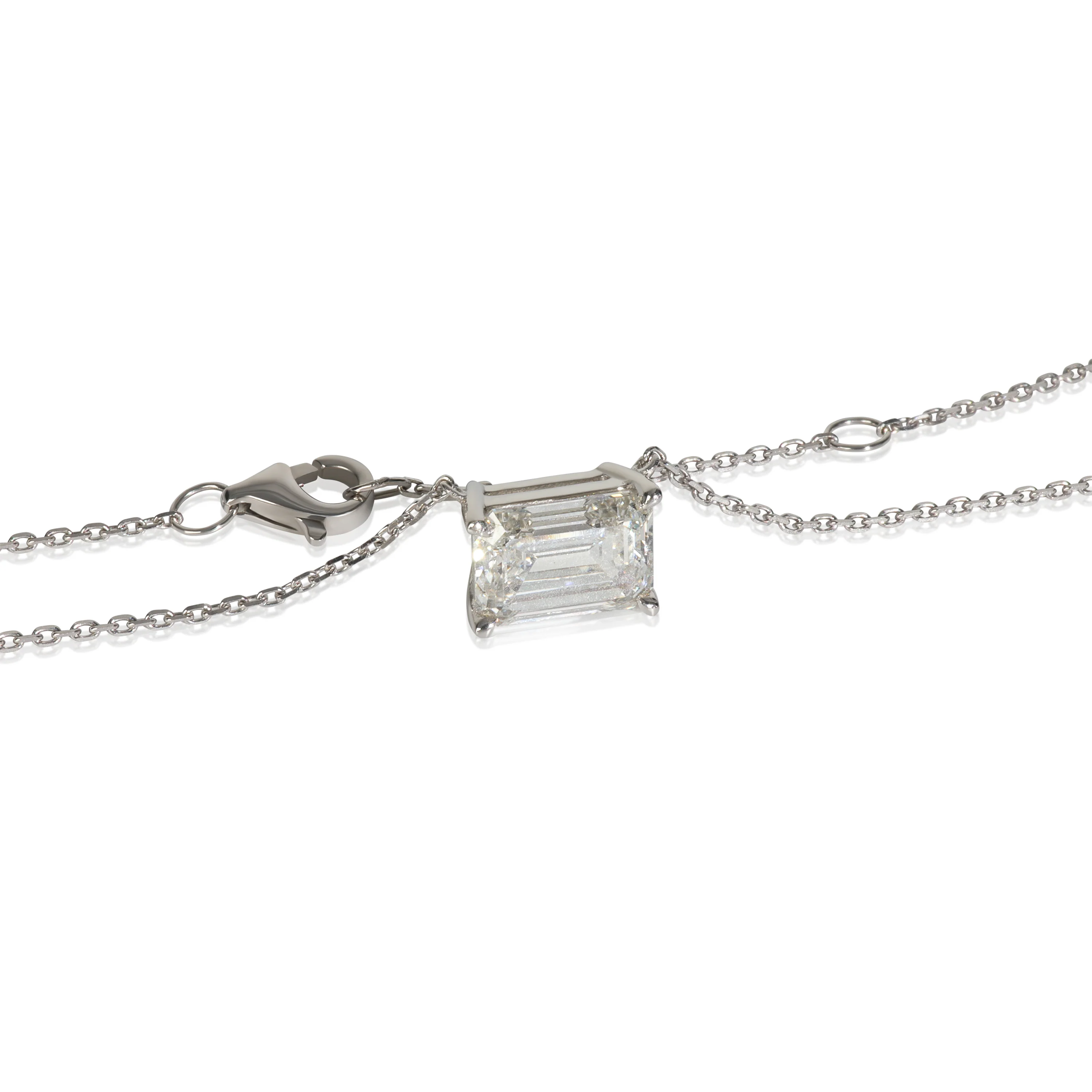 2.24 ctw White Gold Lab-Grown Diamond Pendant - Image 2