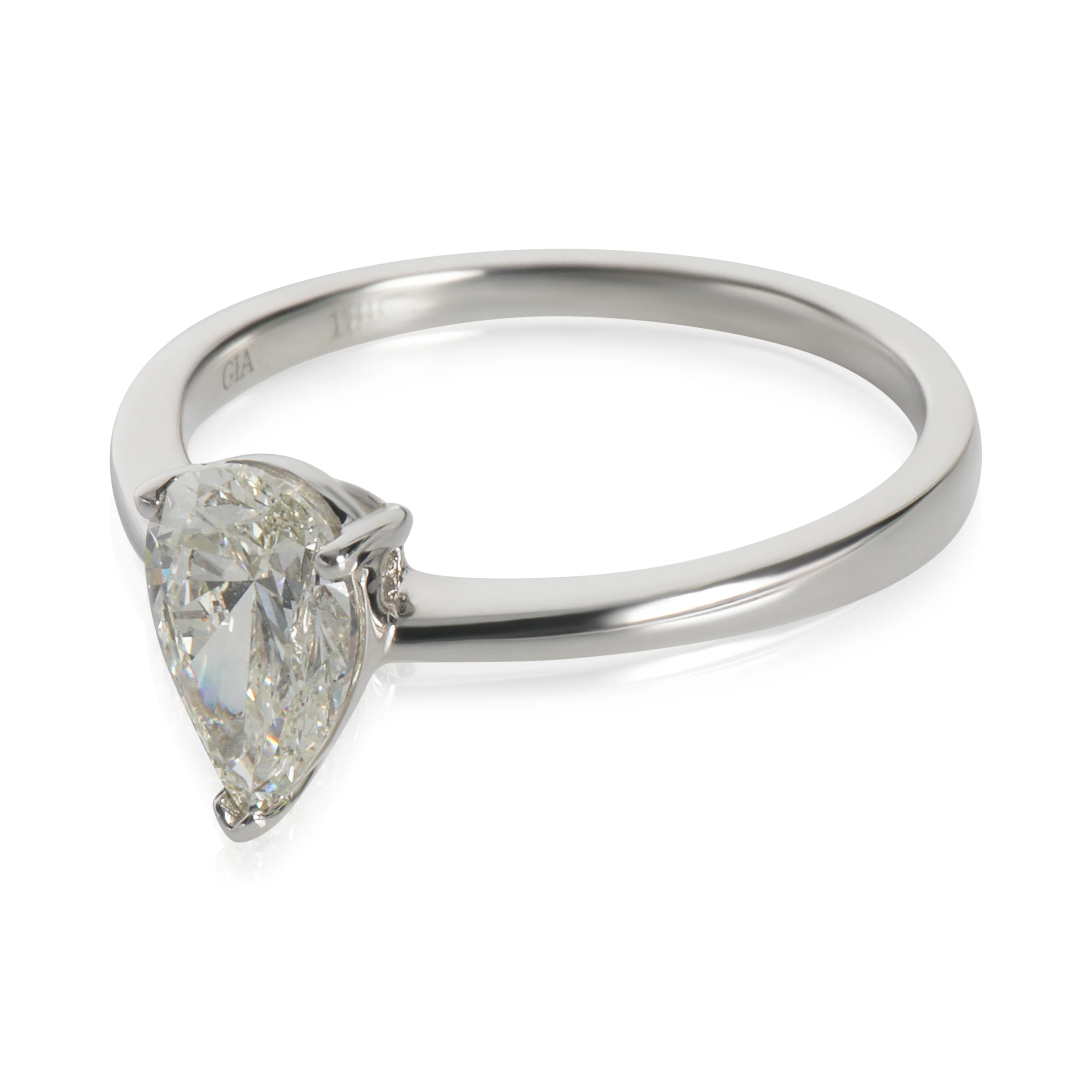 1 ct Pear Diamond Engagement Ring - Image 2