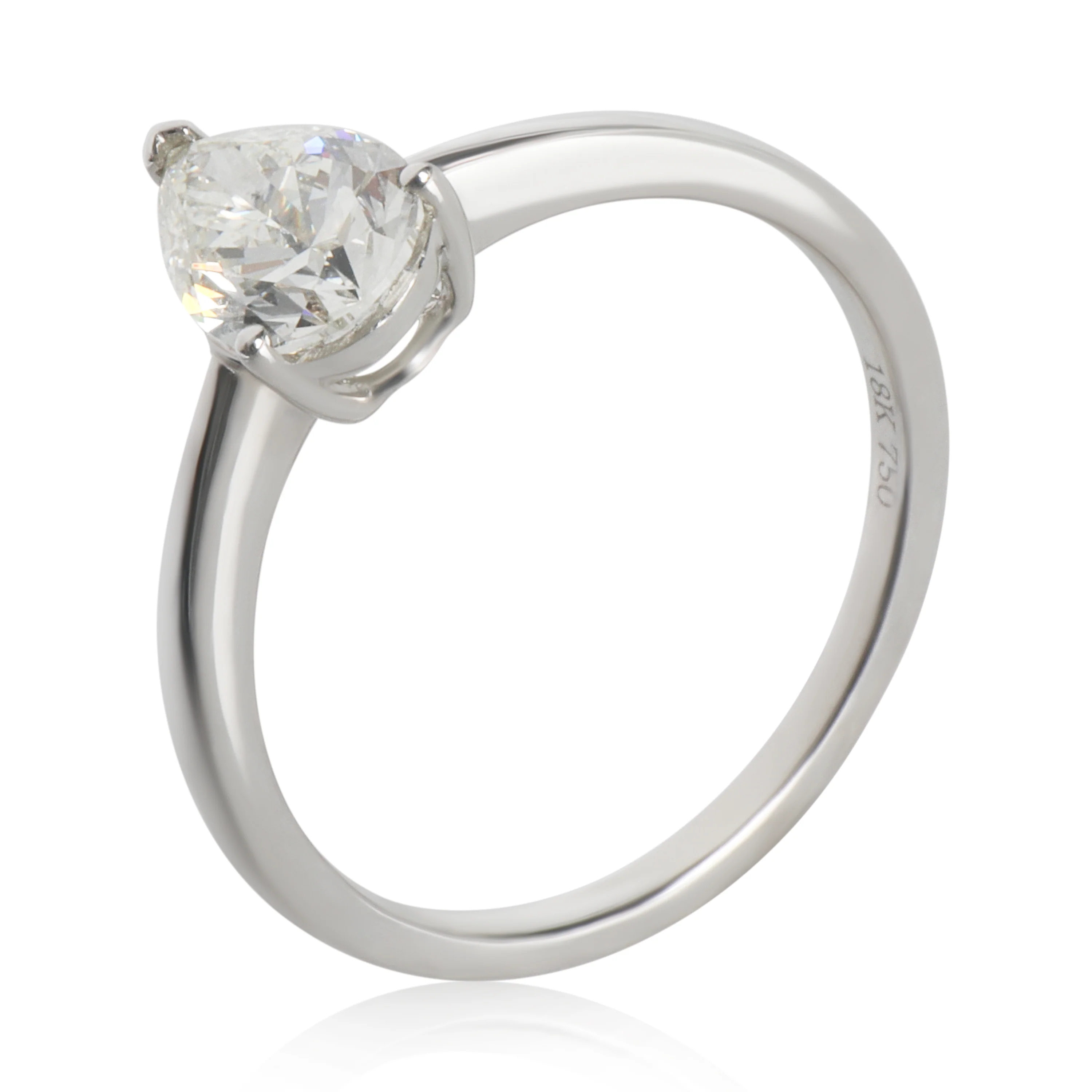 1 ct Pear Diamond Engagement Ring - Image 6