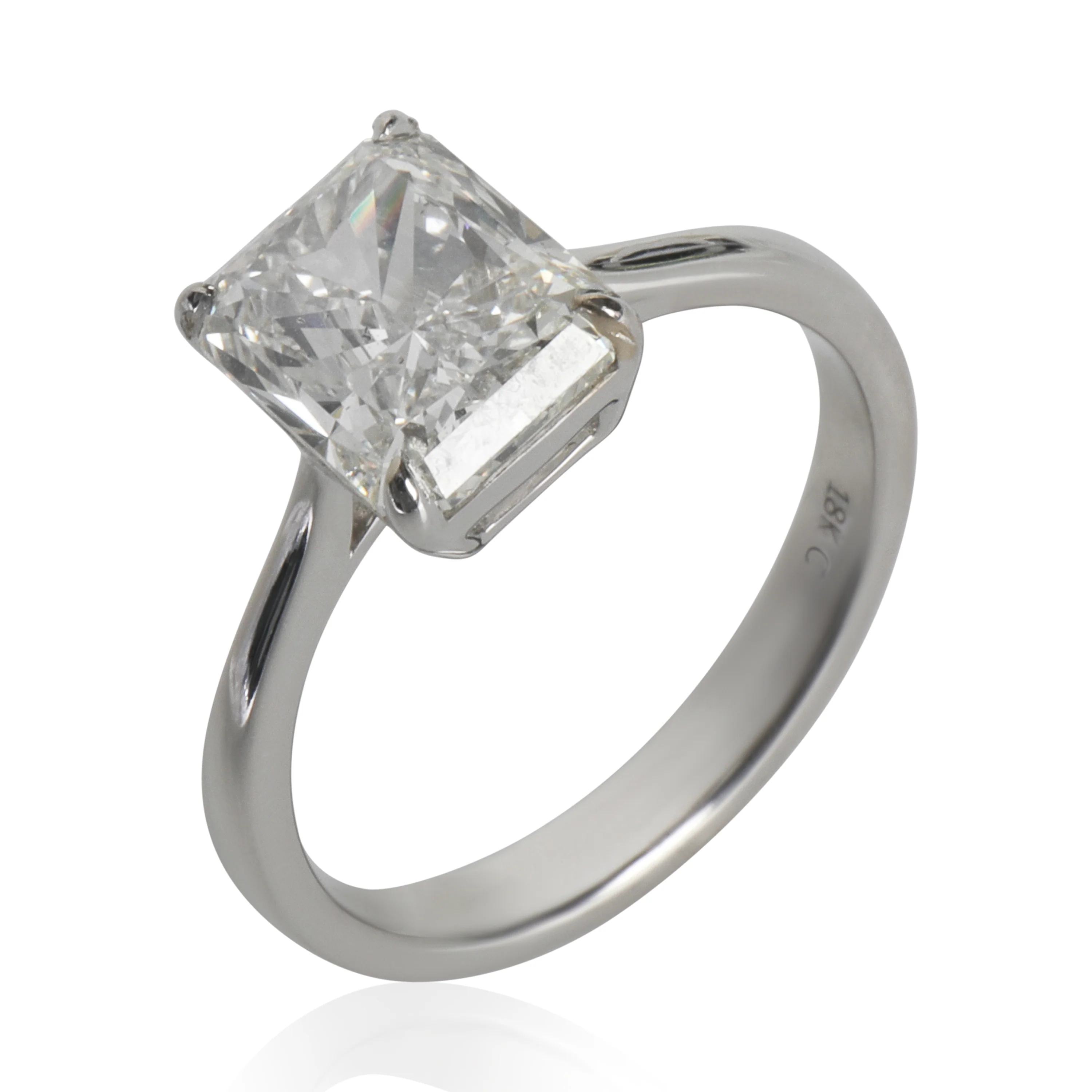 3.03 ct Radiant Diamond Engagement Ring - Image 5