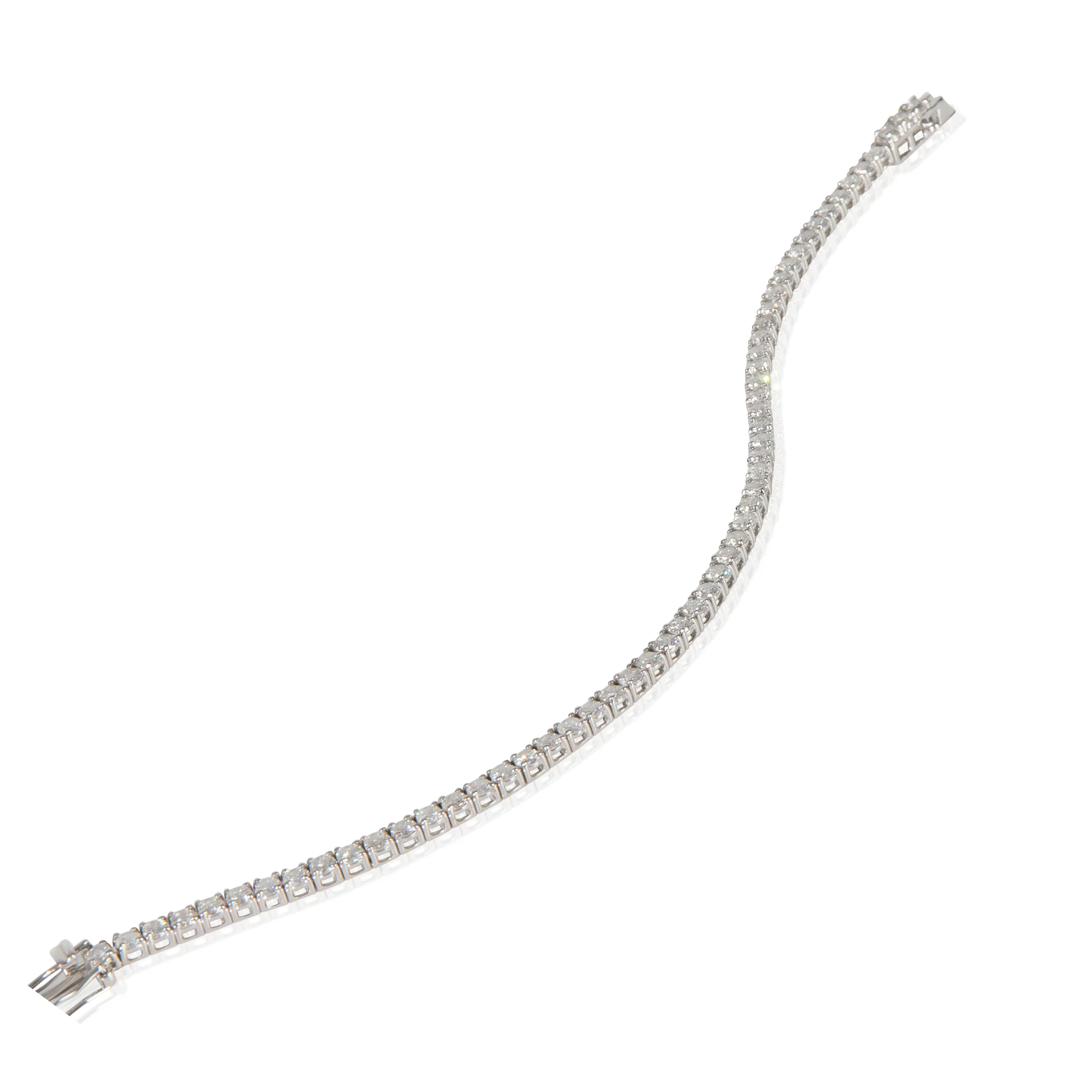 White Gold Diamond Bracelet - Image 4