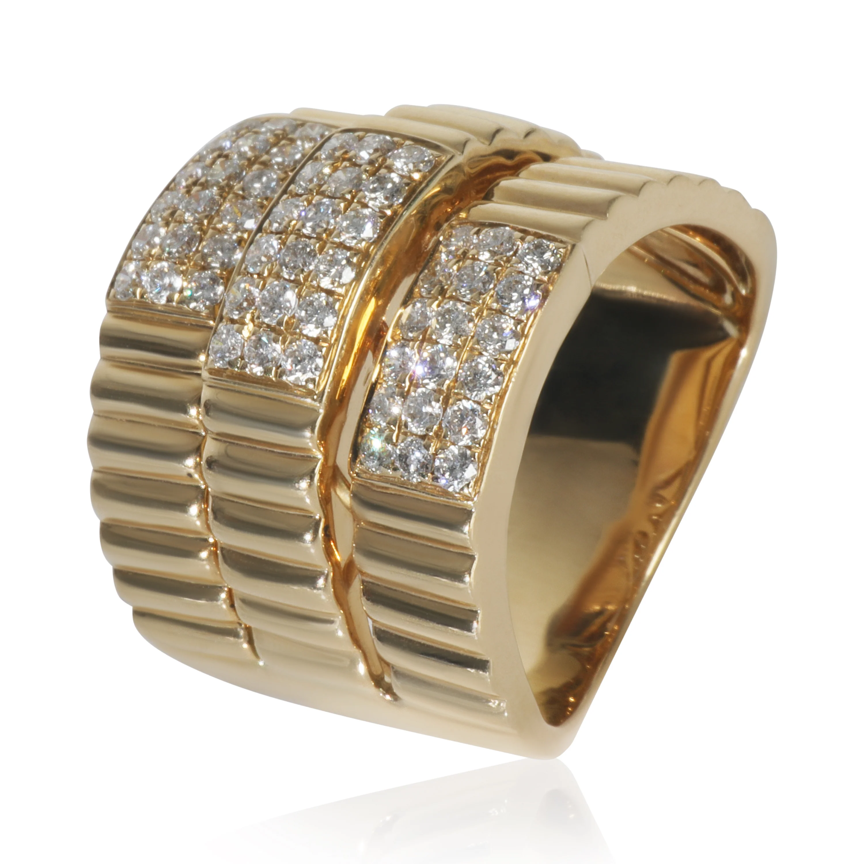 Yellow Gold Diamond Ring - Image 4