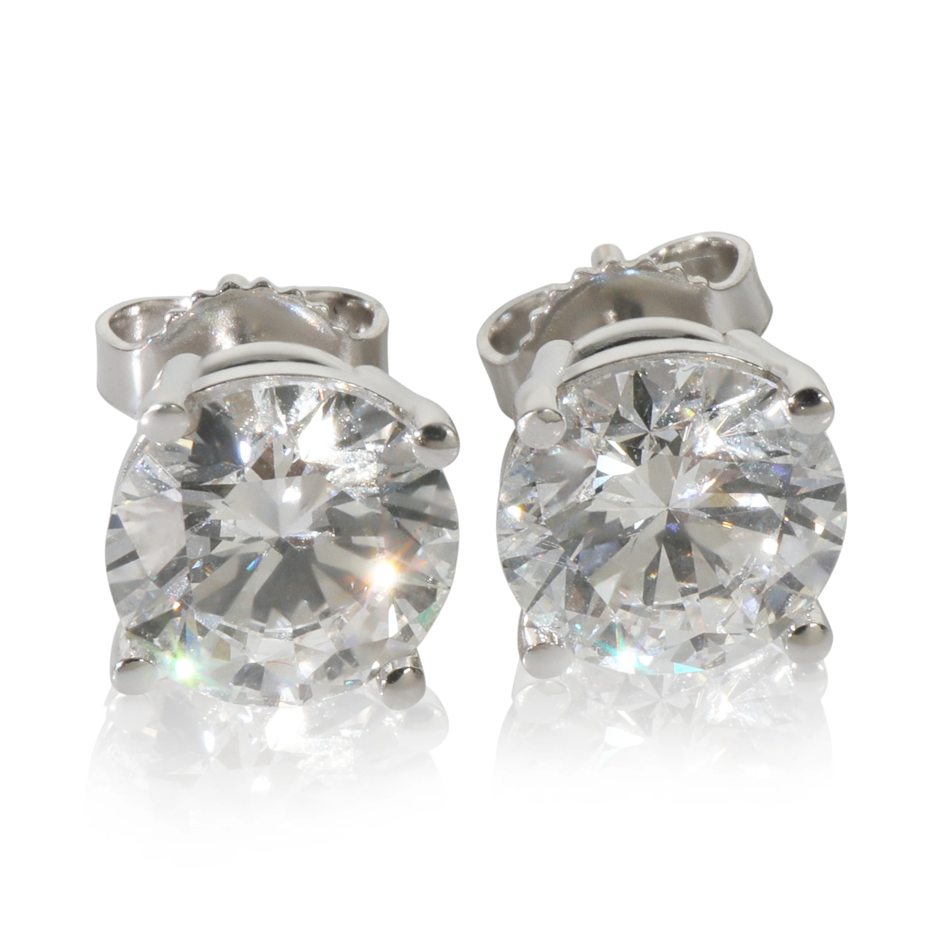 3.04 ctw White Gold Lab-Grown Diamond Earrings