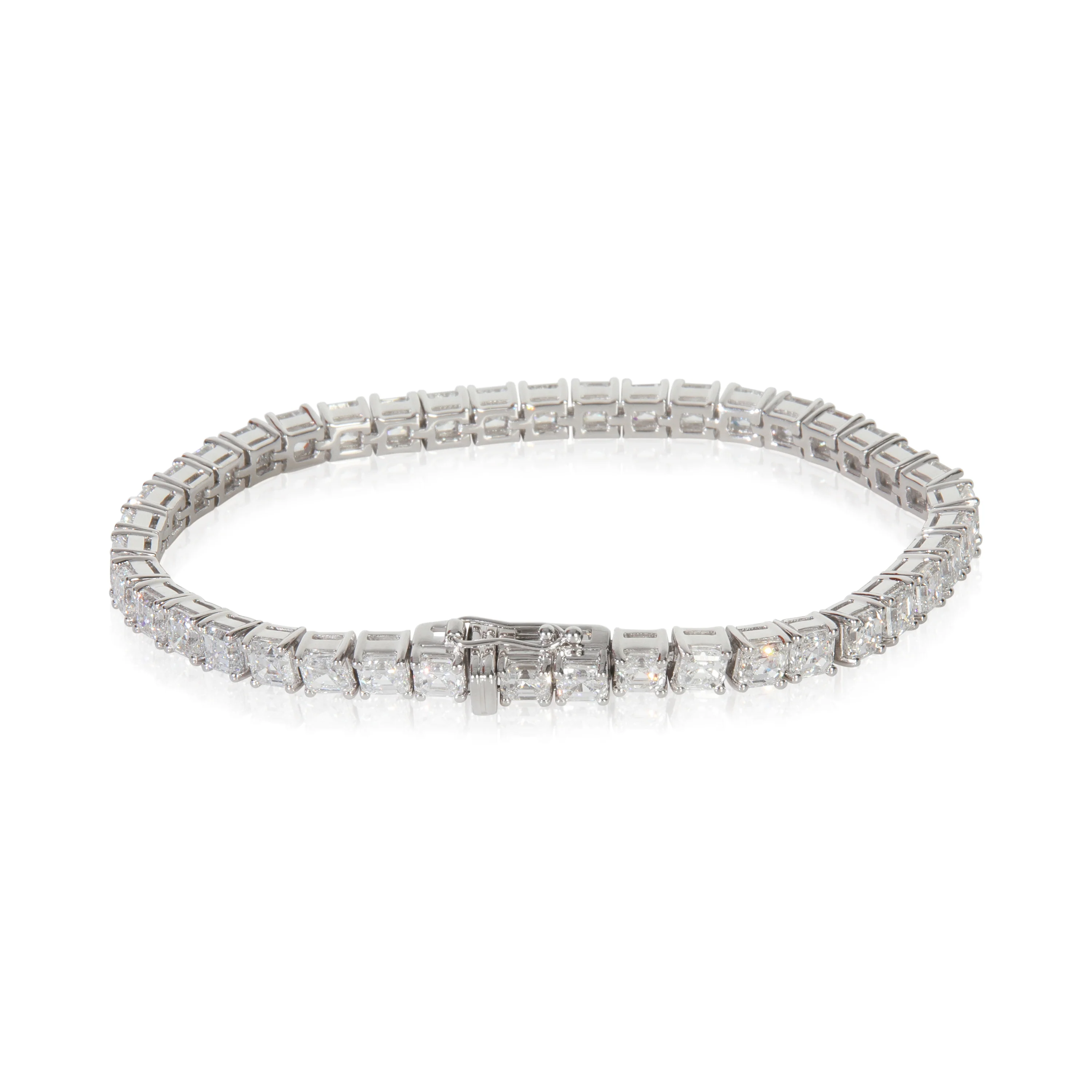 13.74 ctw White Gold Lab-Grown Diamond Bracelet - Image 2