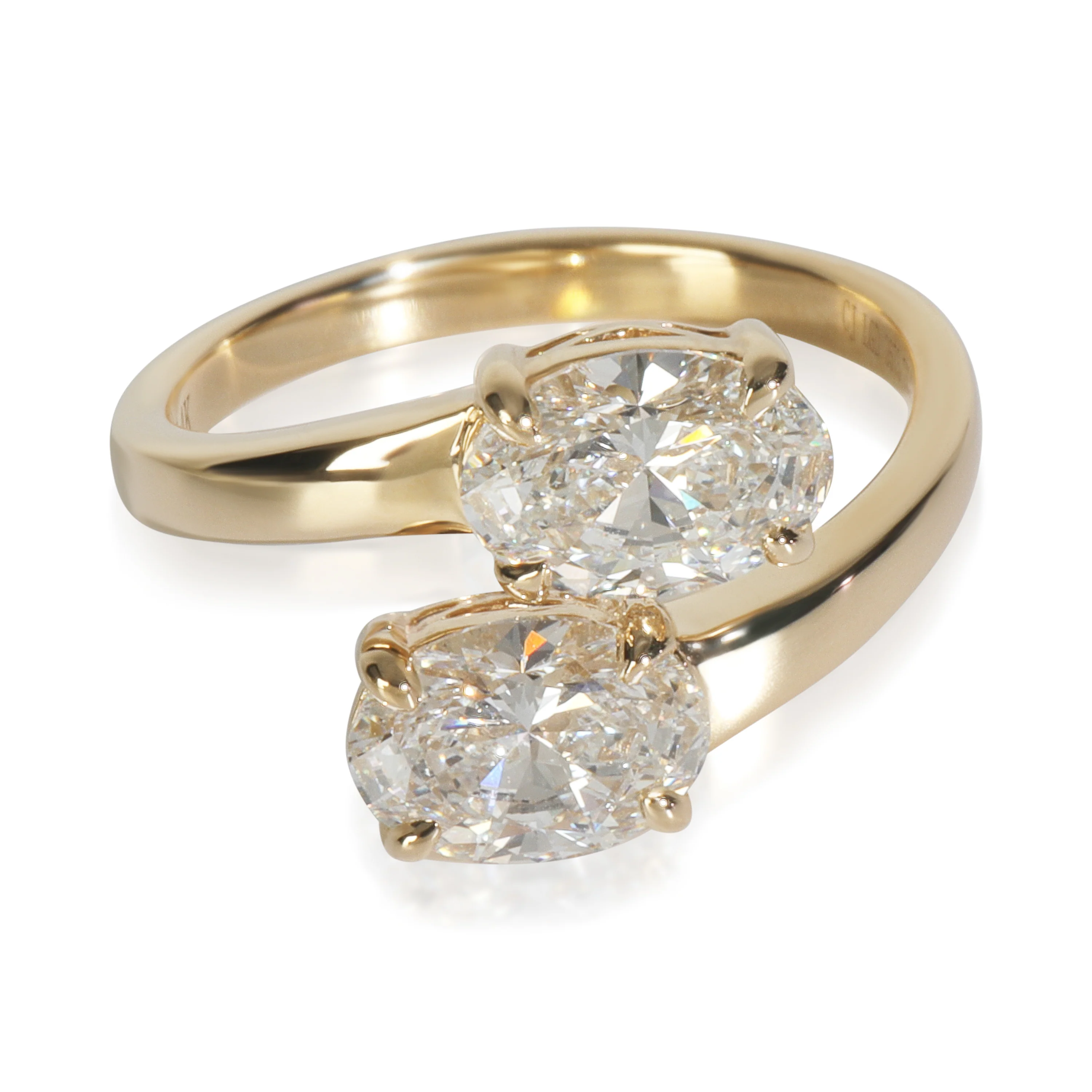 2.01 ctw Yellow Gold Lab-Grown Diamond Ring