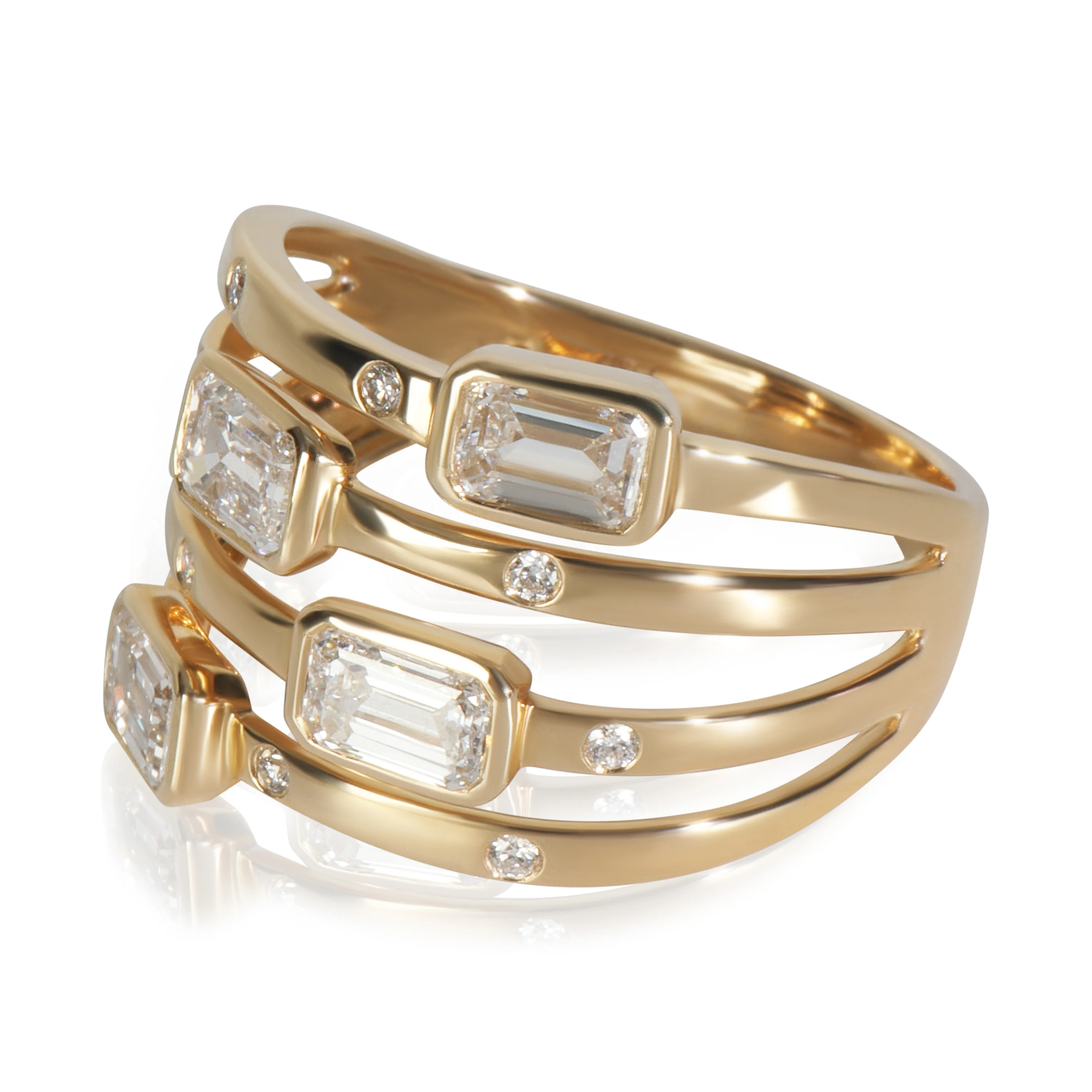 1.31 ctw Yellow Gold Lab-Grown Diamond Ring - Image 2