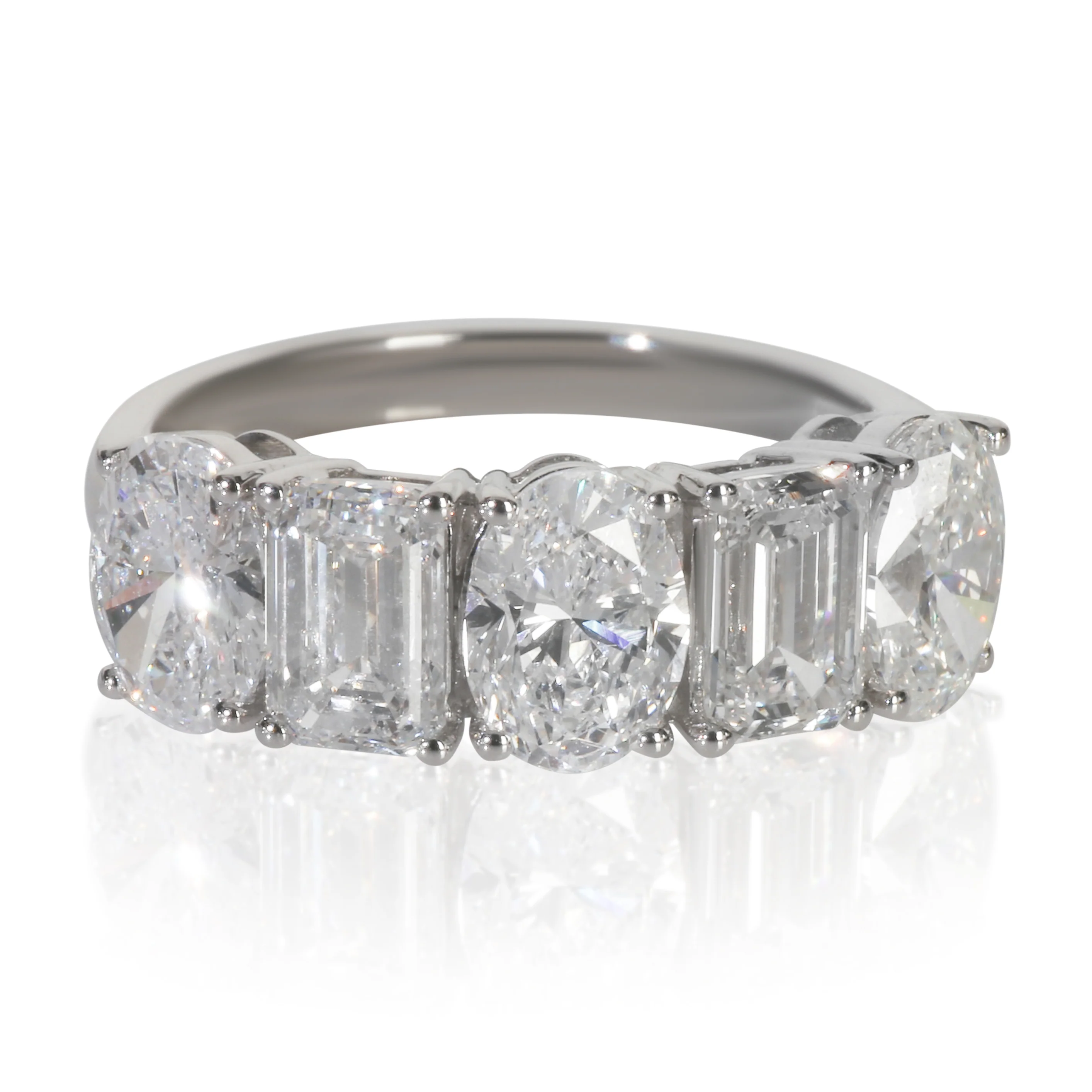 3.57 ctw White Gold Lab-Grown Diamond Ring