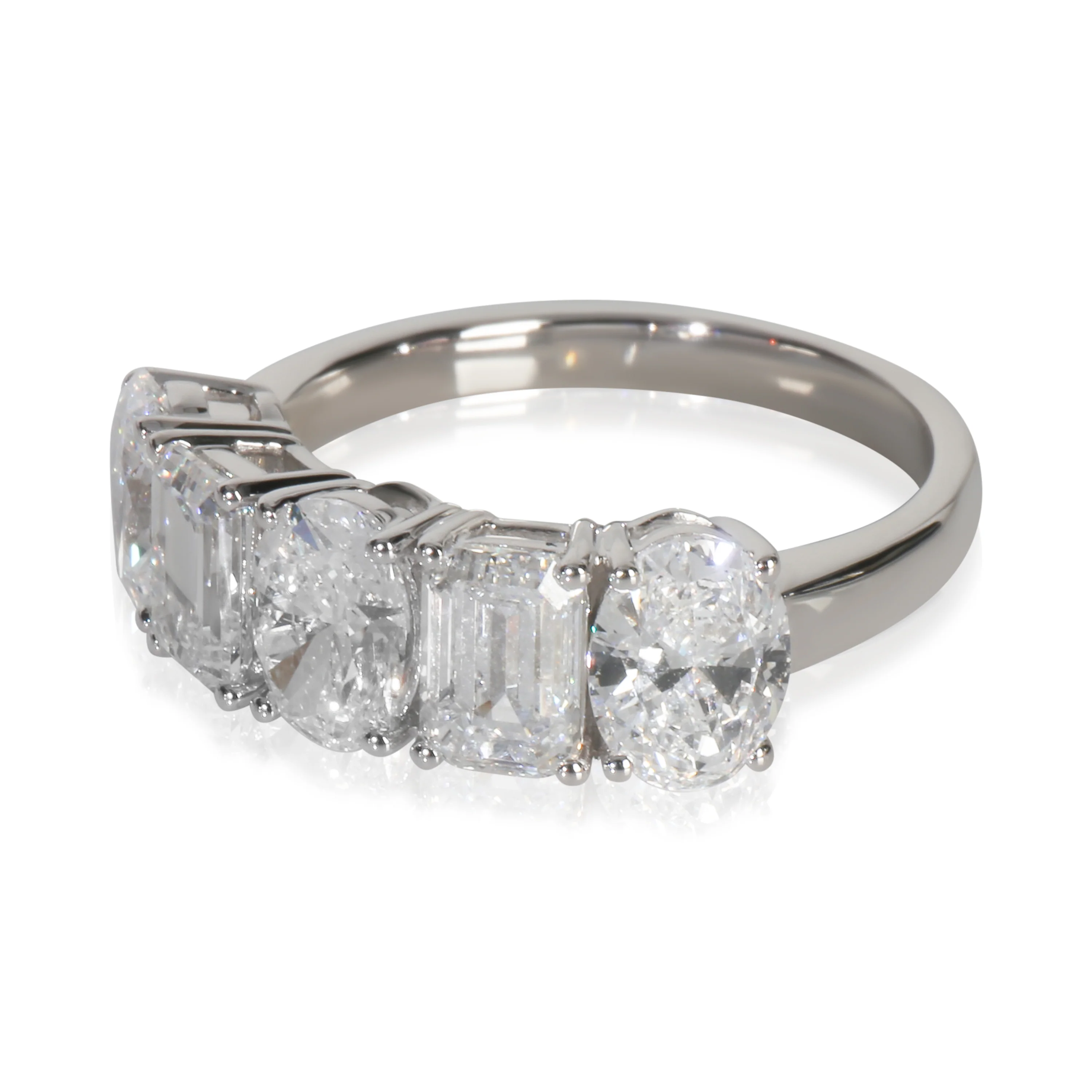 3.57 ctw White Gold Lab-Grown Diamond Ring - Image 4