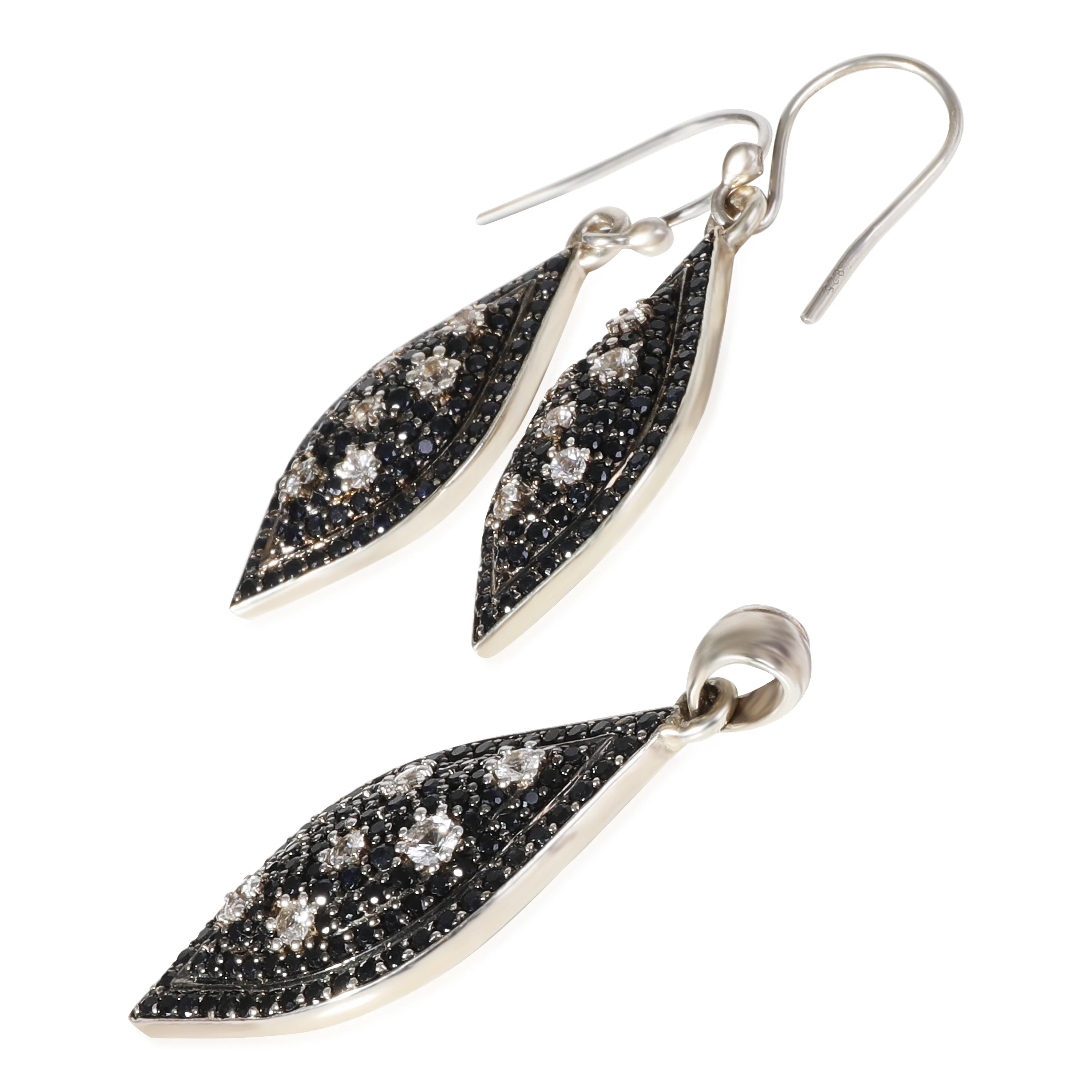 Charles Krypell Twilight Earring & Pendant Set in Sterling Silver - Image 3
