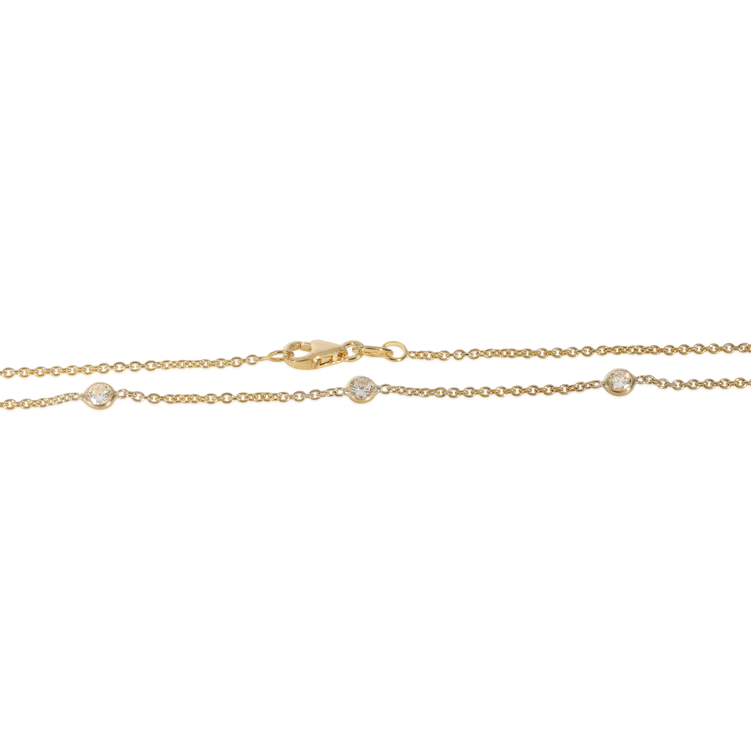 Diamonds by the Yard Necklace in 14K Yellow Gold (1.05 CTW G-H/SI2) - Image 2