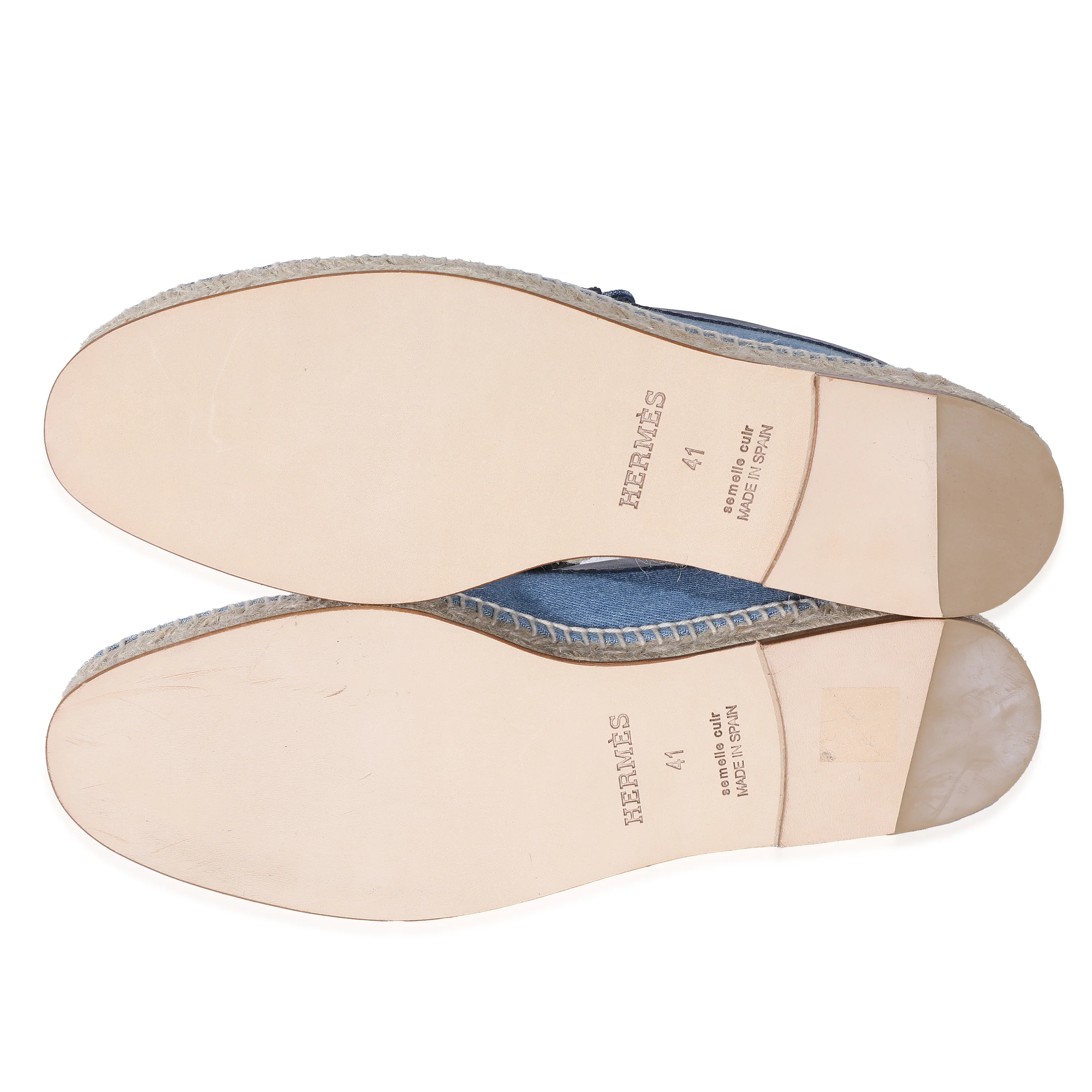 Bleu Clair Bleu Céleste Denim Trip Espadrille 41 - Image 5