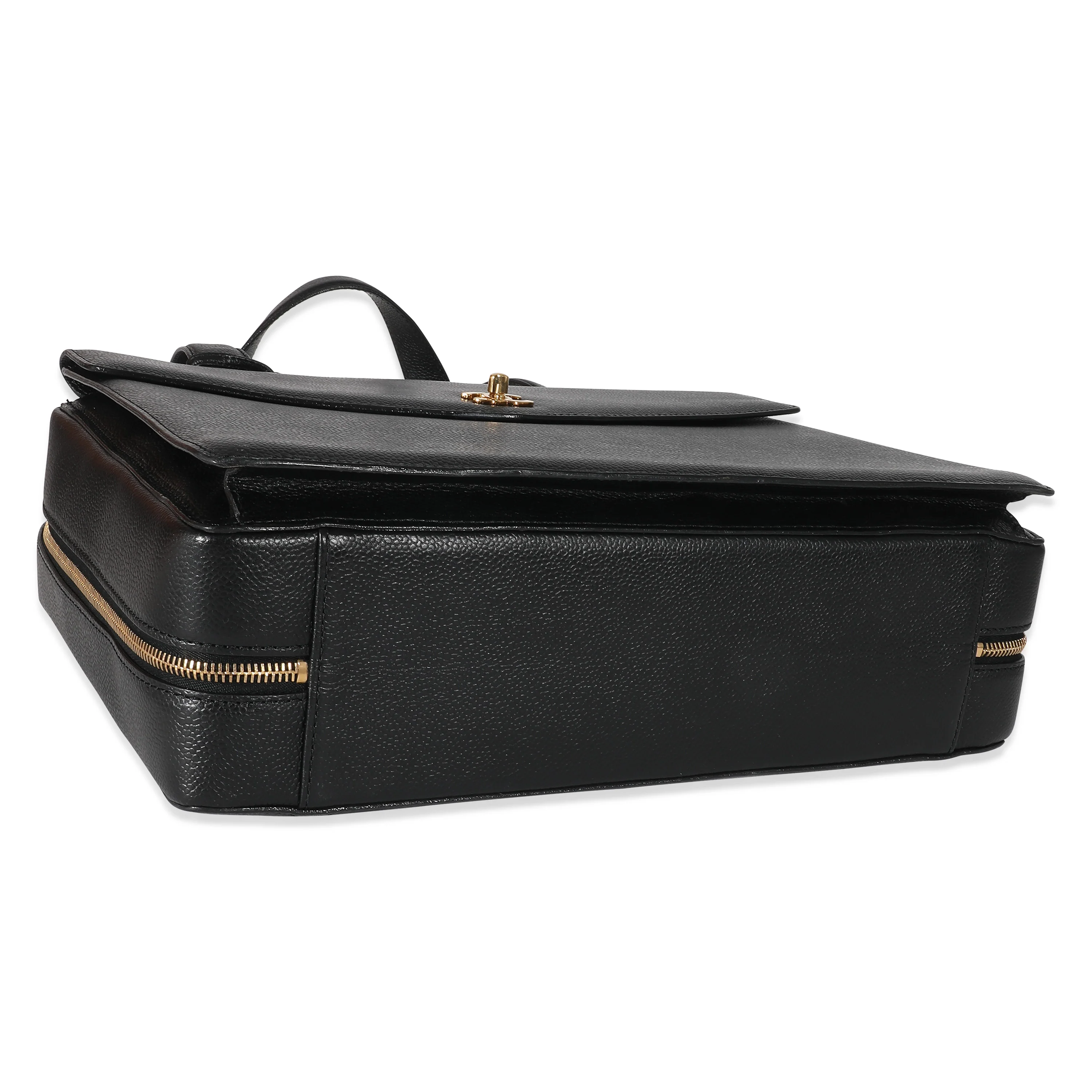 Chanel Vintage Black Caviar Travel Case - Image 4