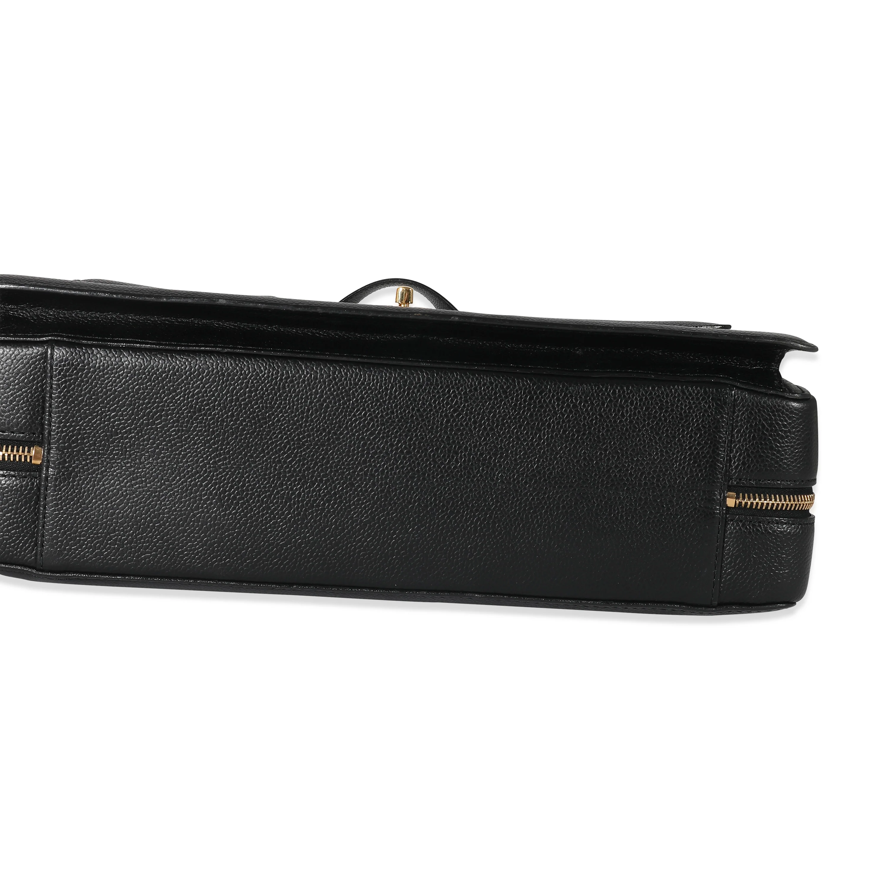 Chanel Vintage Black Caviar Travel Case - Image 5