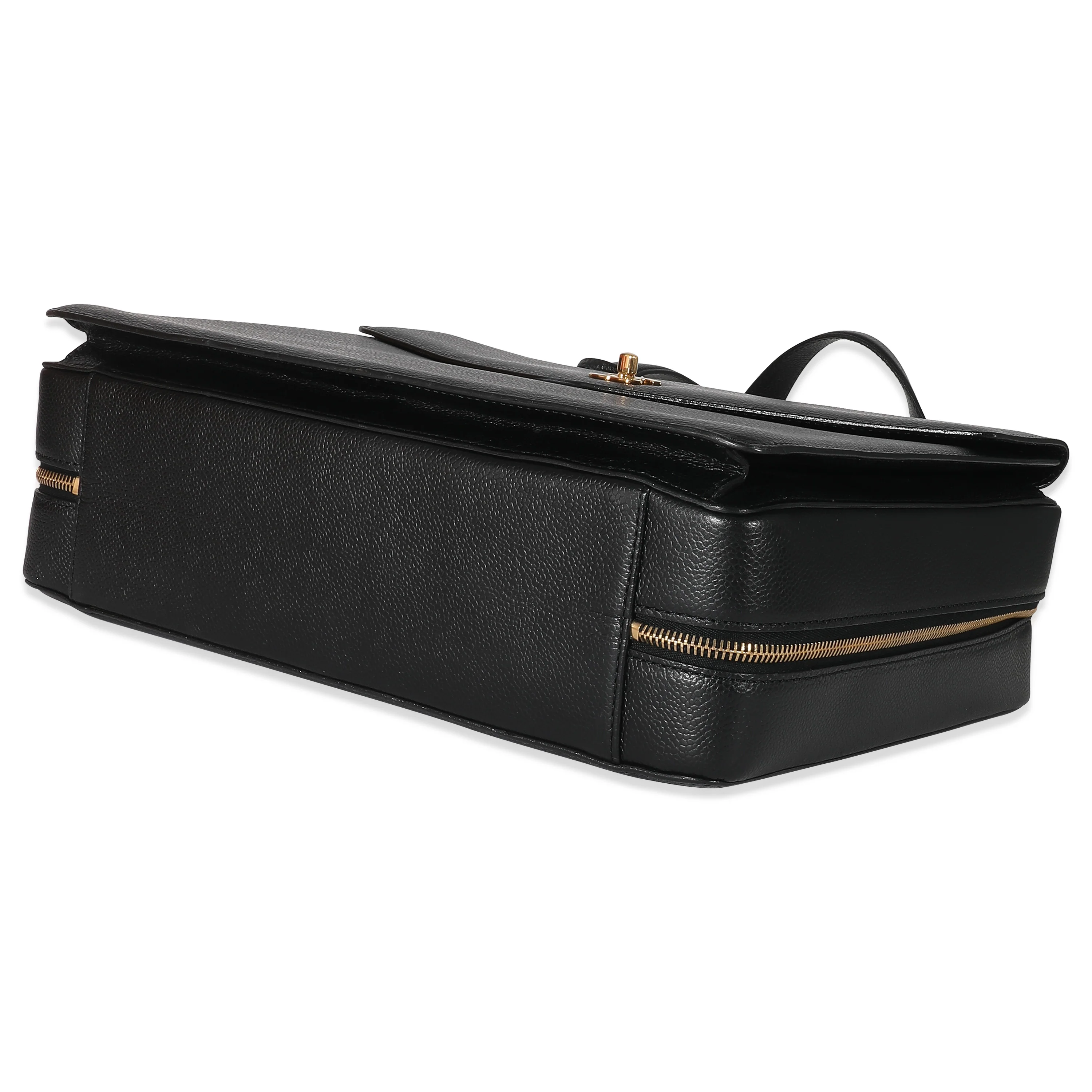 Chanel Vintage Black Caviar Travel Case - Image 6