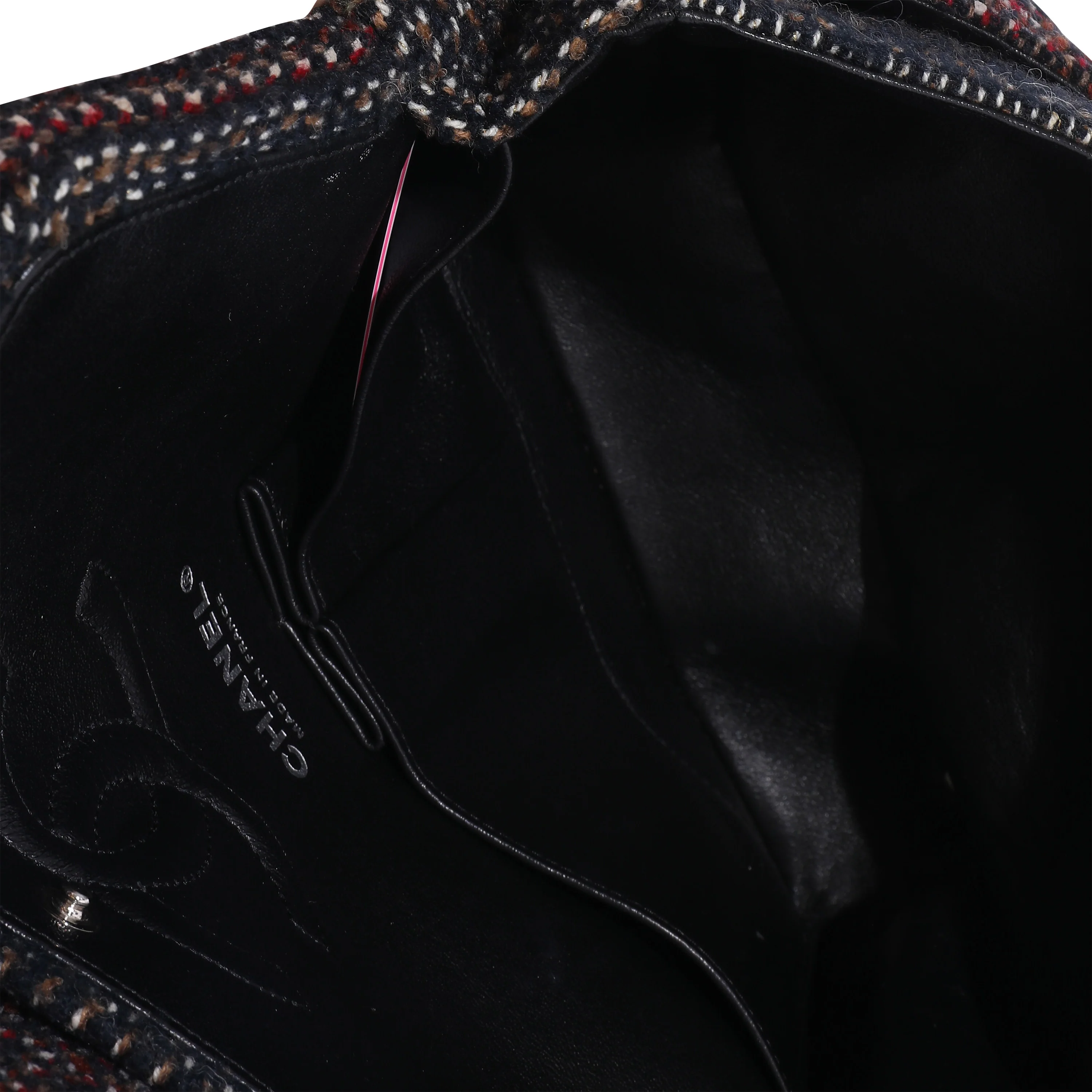Chanel Multicolor Tweed Medium Classic Double Flap Bag - Image 7