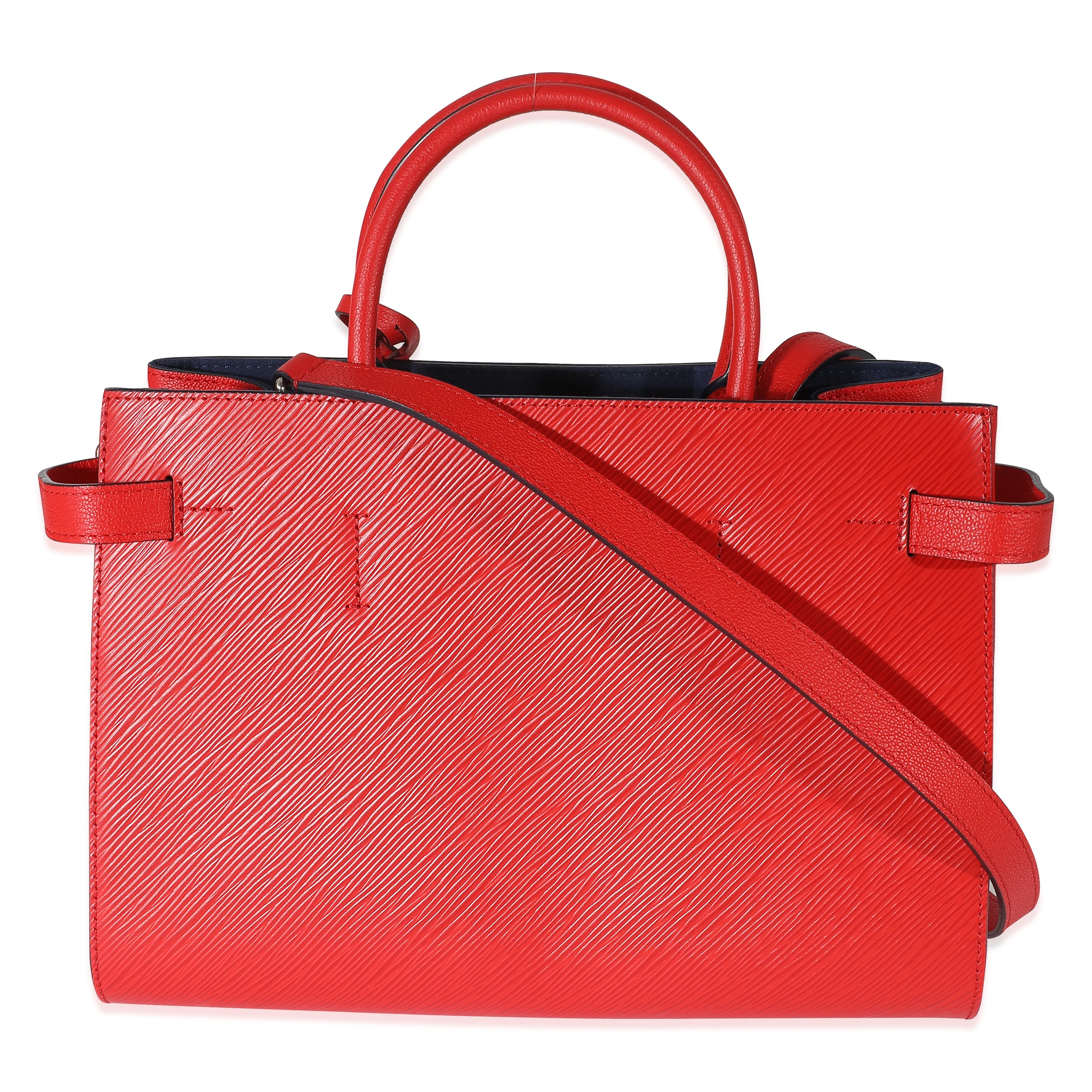 Louis Vuitton Red Epi Leather Twisted Tote Bag - Image 3