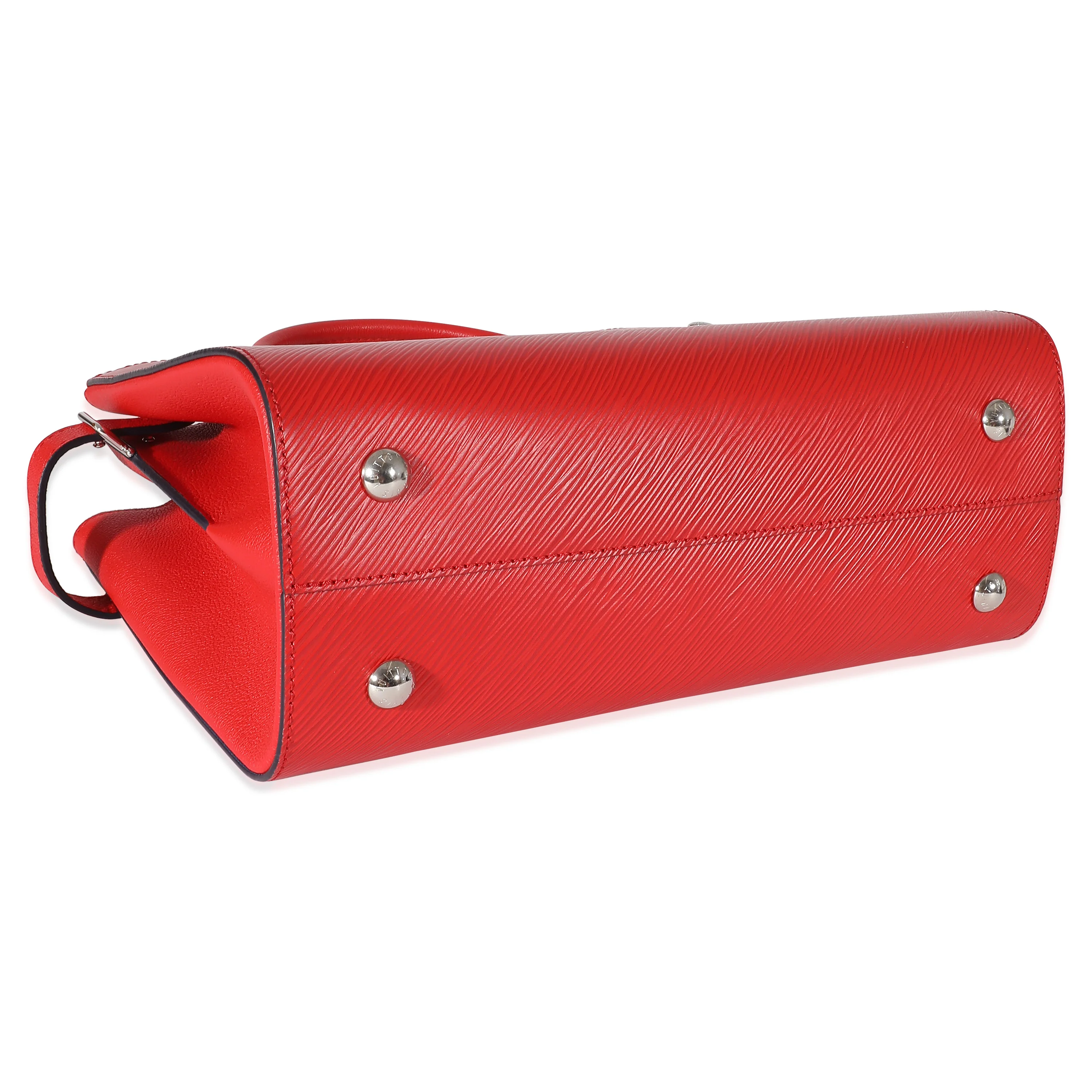Louis Vuitton Red Epi Leather Twisted Tote Bag - Image 4