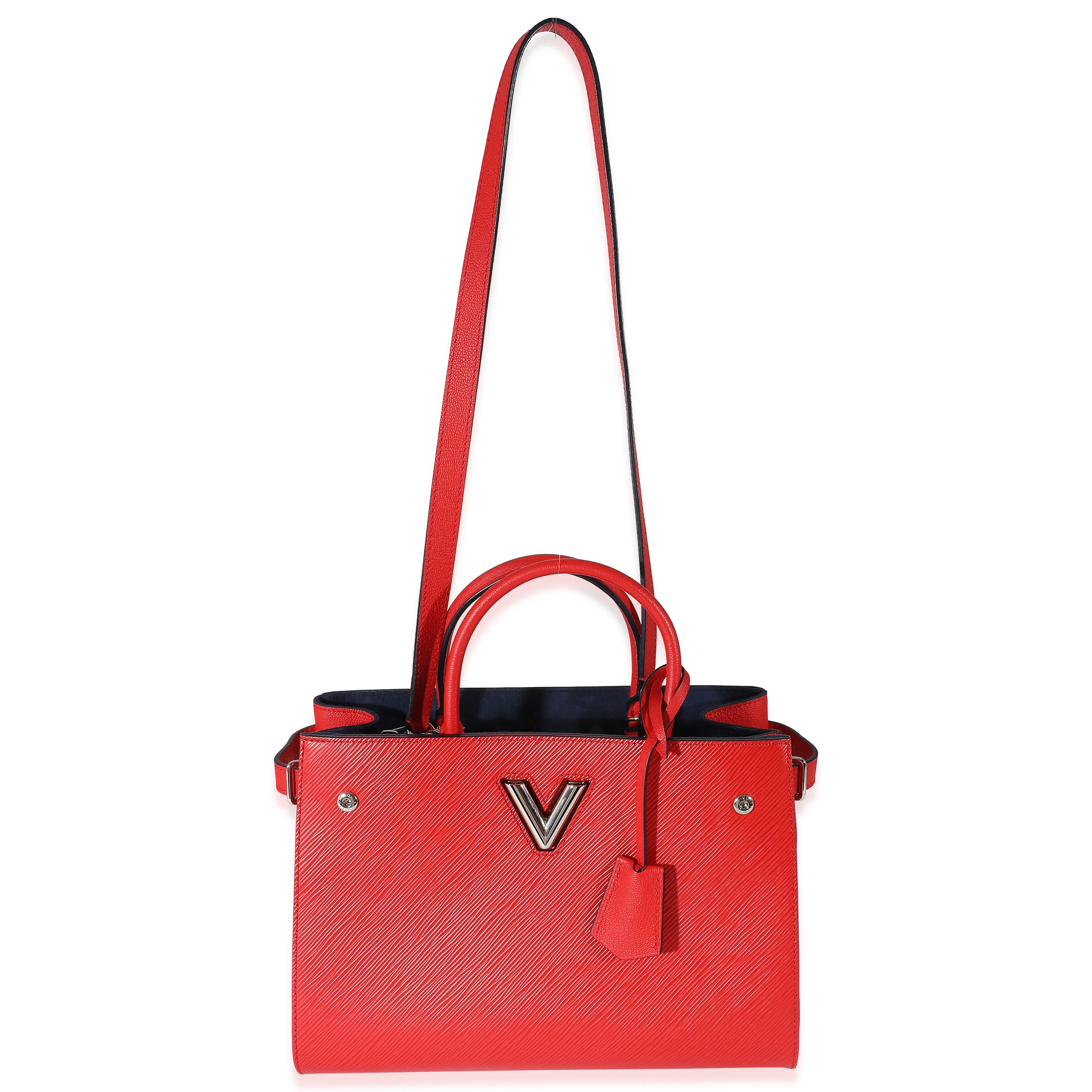 Louis Vuitton Red Epi Leather Twisted Tote Bag - Image 5