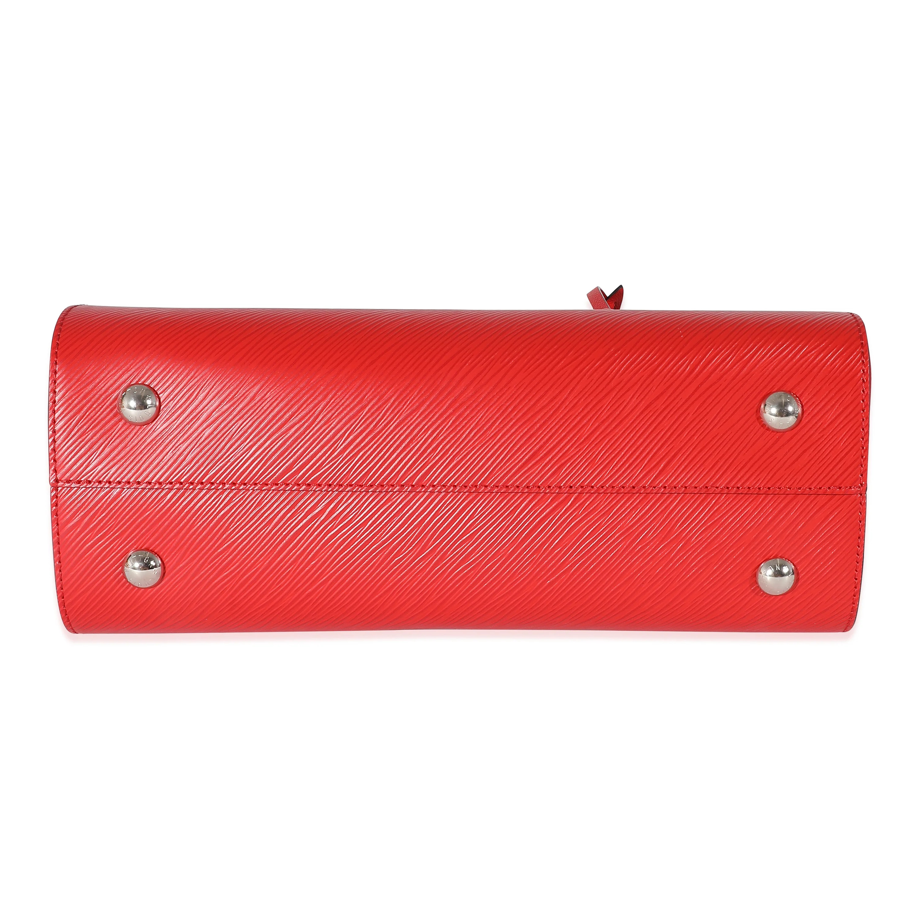 Louis Vuitton Red Epi Leather Twisted Tote Bag - Image 7