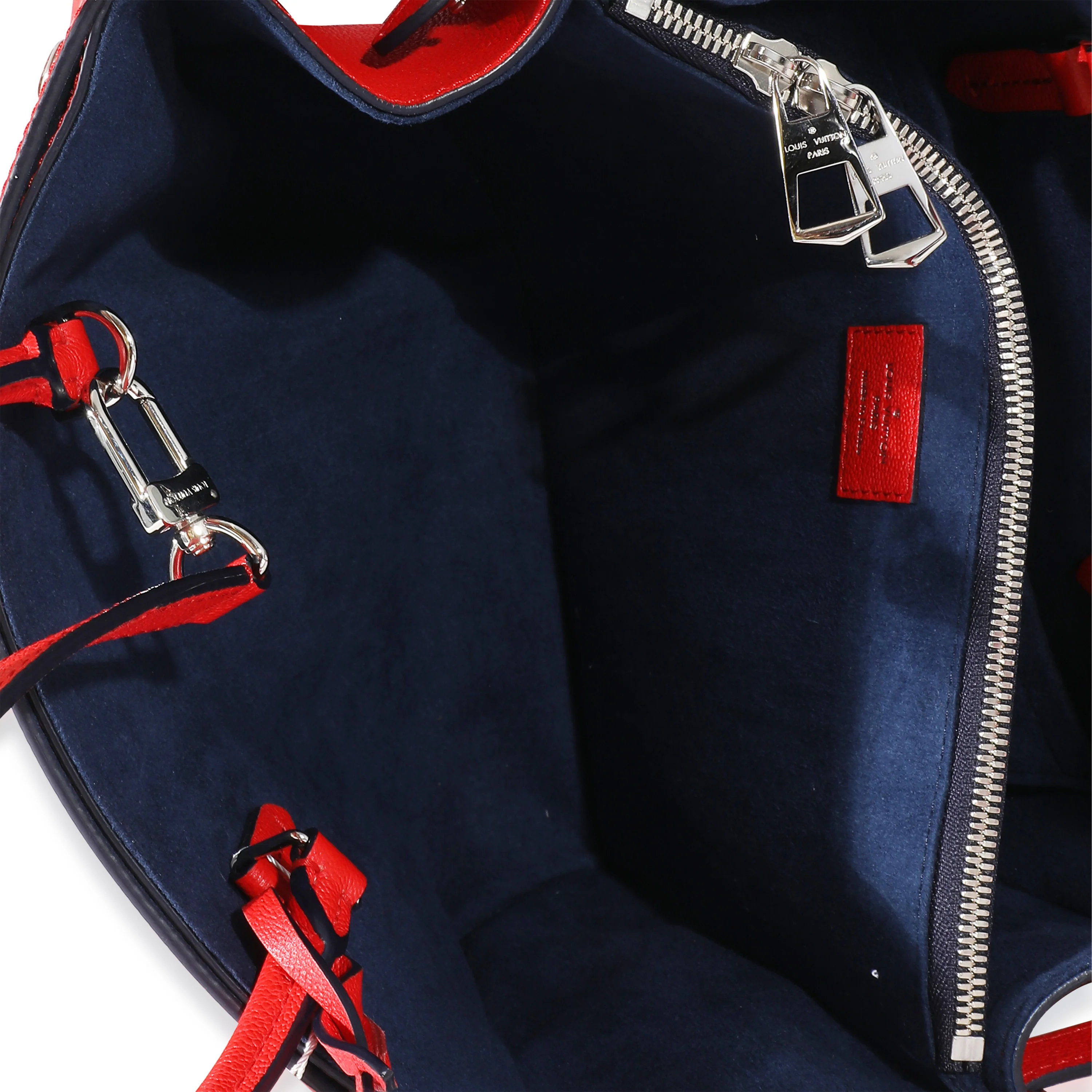 Louis Vuitton Red Epi Leather Twisted Tote Bag - Image 8