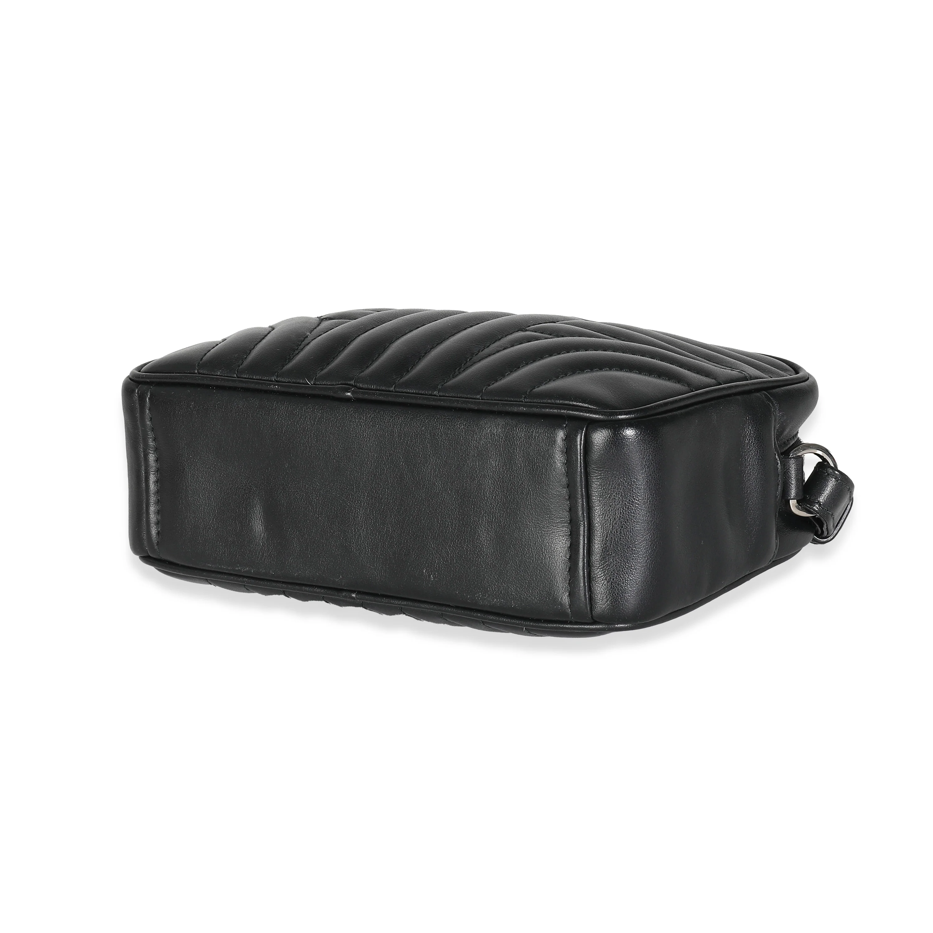 Prada Black Soft Calfskin Diagramme Camera Bag - Image 6