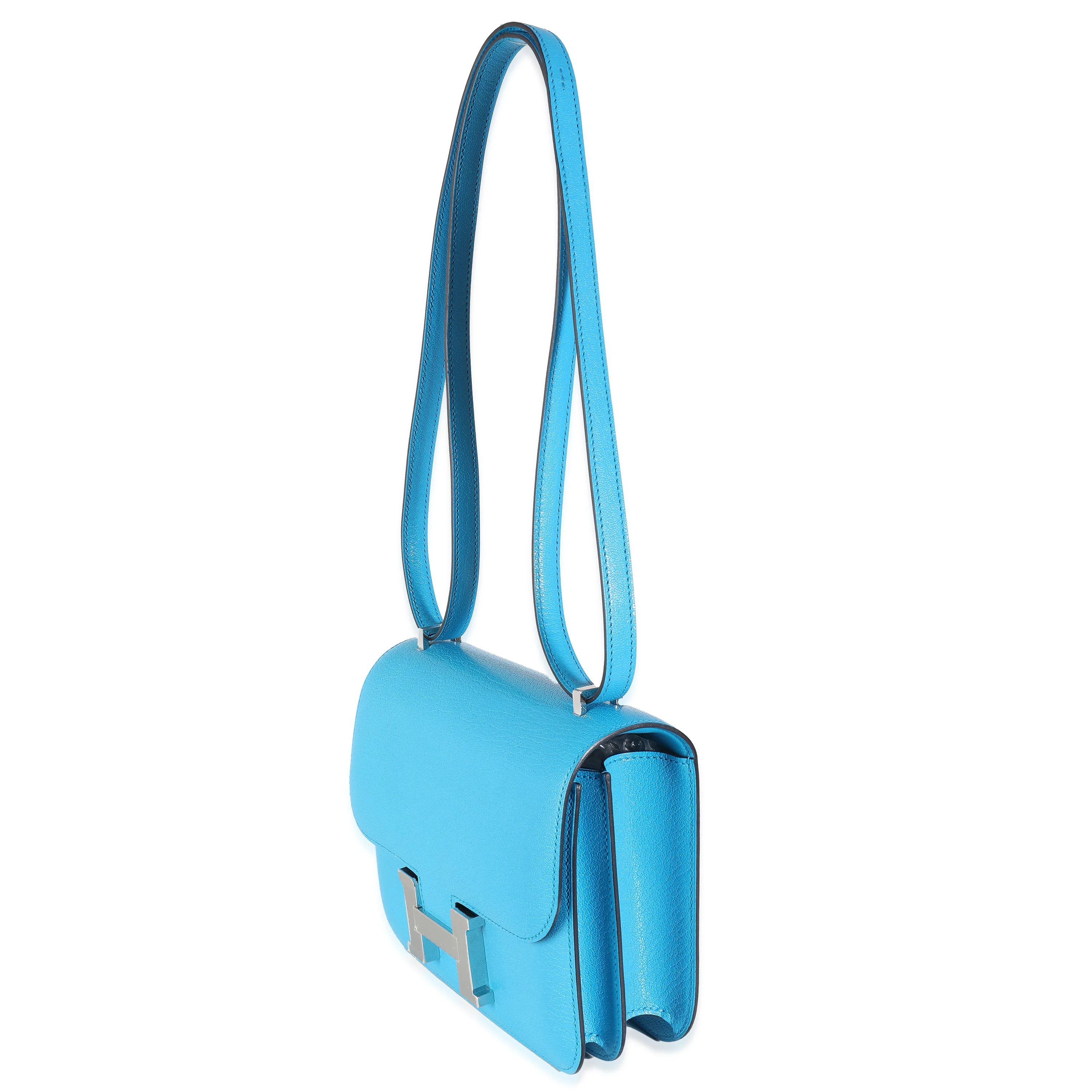 Bleu Frida Chèvre Chamkila Mini Constance 18 PHW - Image 2
