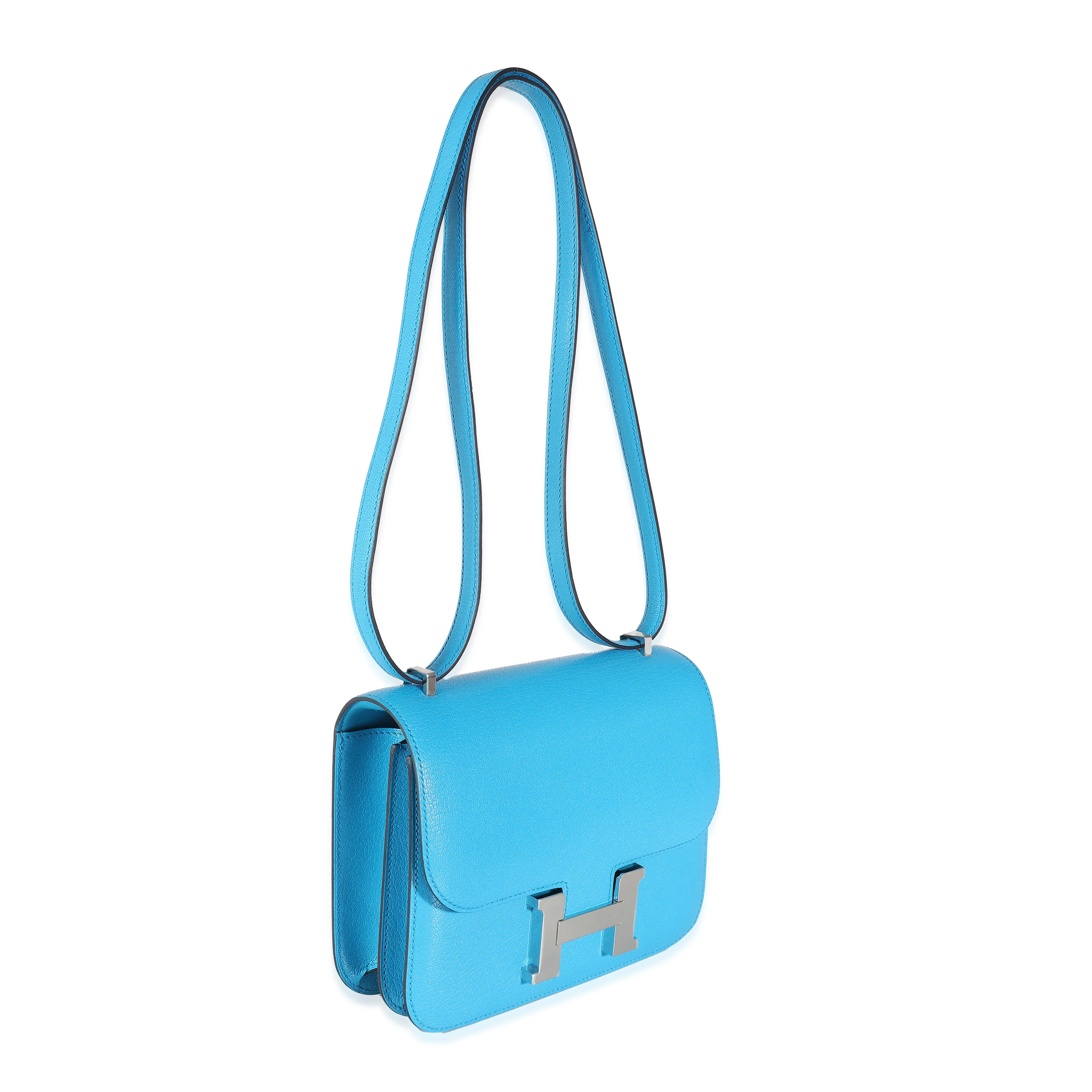 Bleu Frida Chèvre Chamkila Mini Constance 18 PHW - Image 3