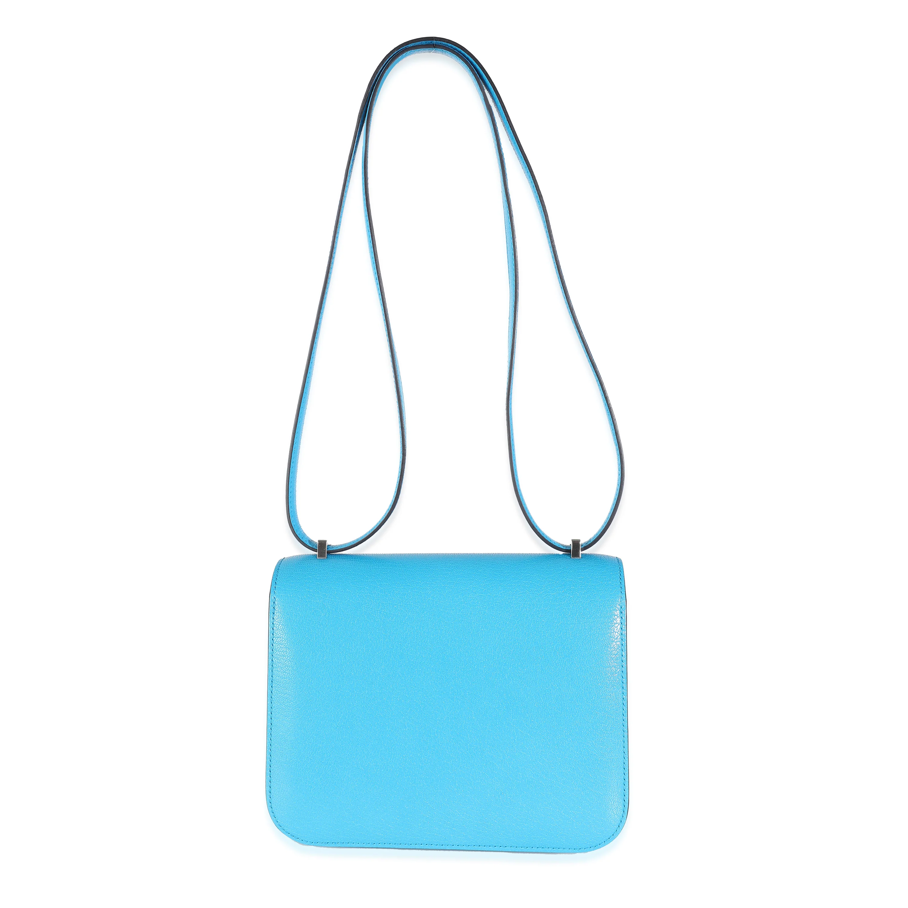 Bleu Frida Chèvre Chamkila Mini Constance 18 PHW - Image 7