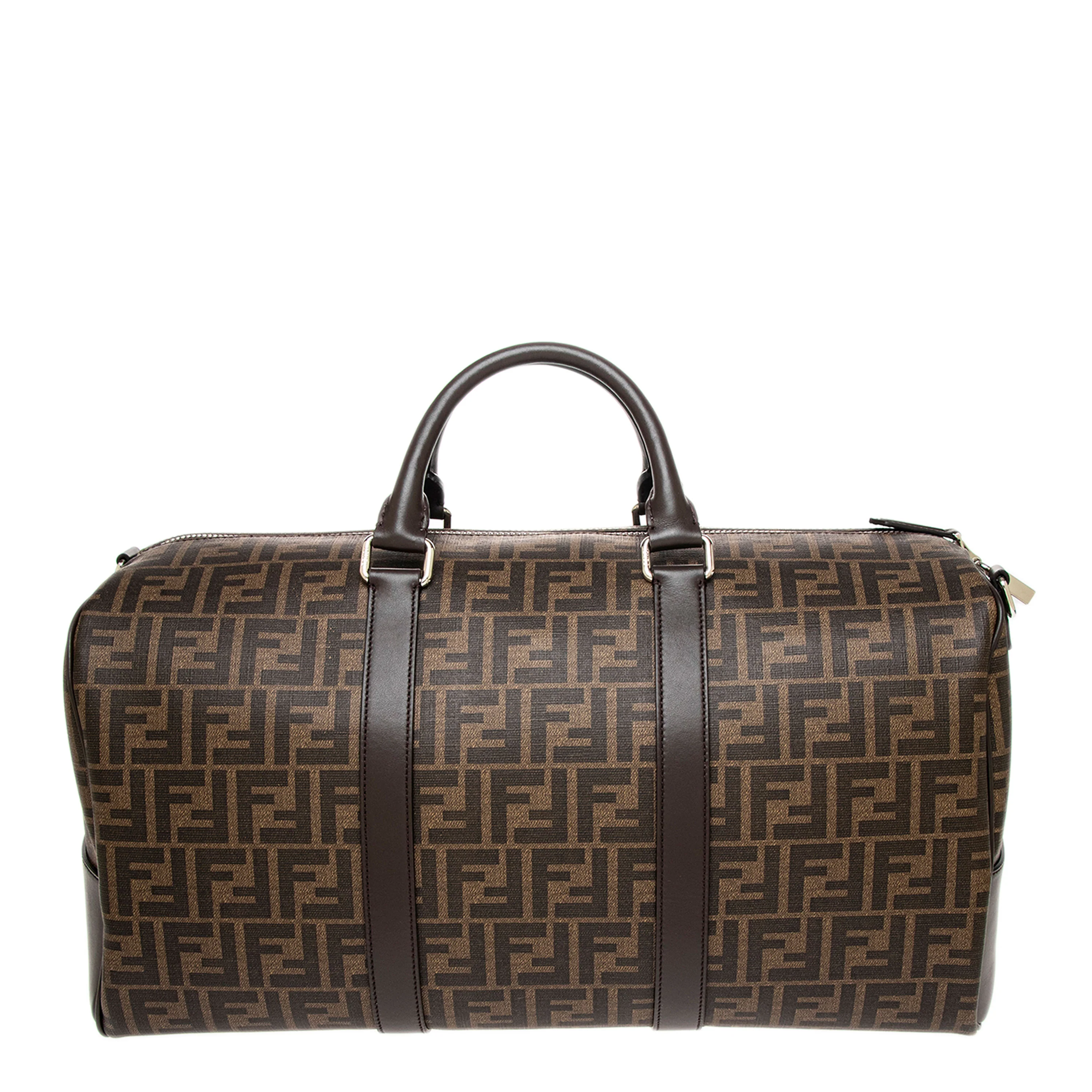 Dark Brown FF Zucca Medium Duffle Bag - Image 3
