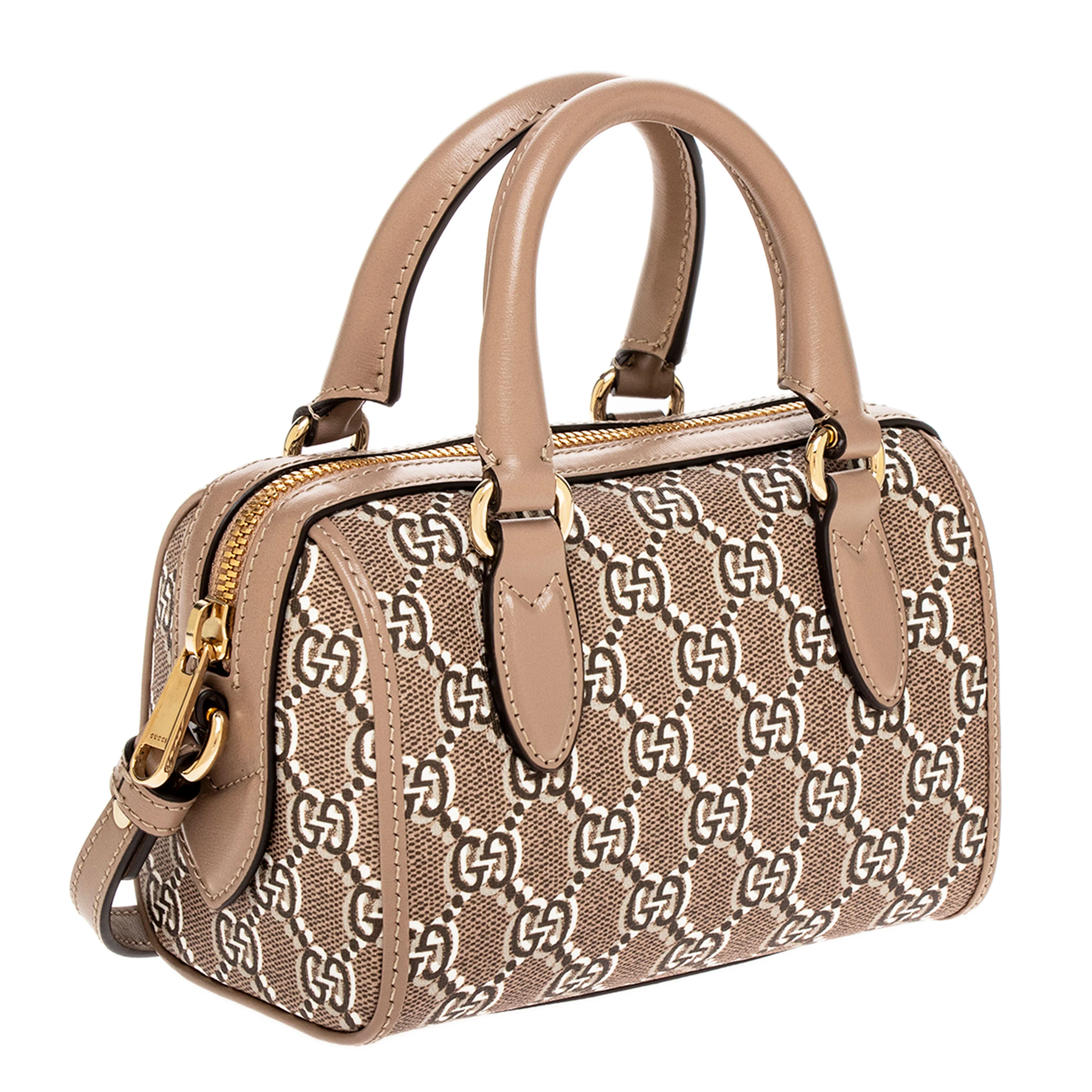 Taupe GG Shadow Canvas Mini Bag - Image 2