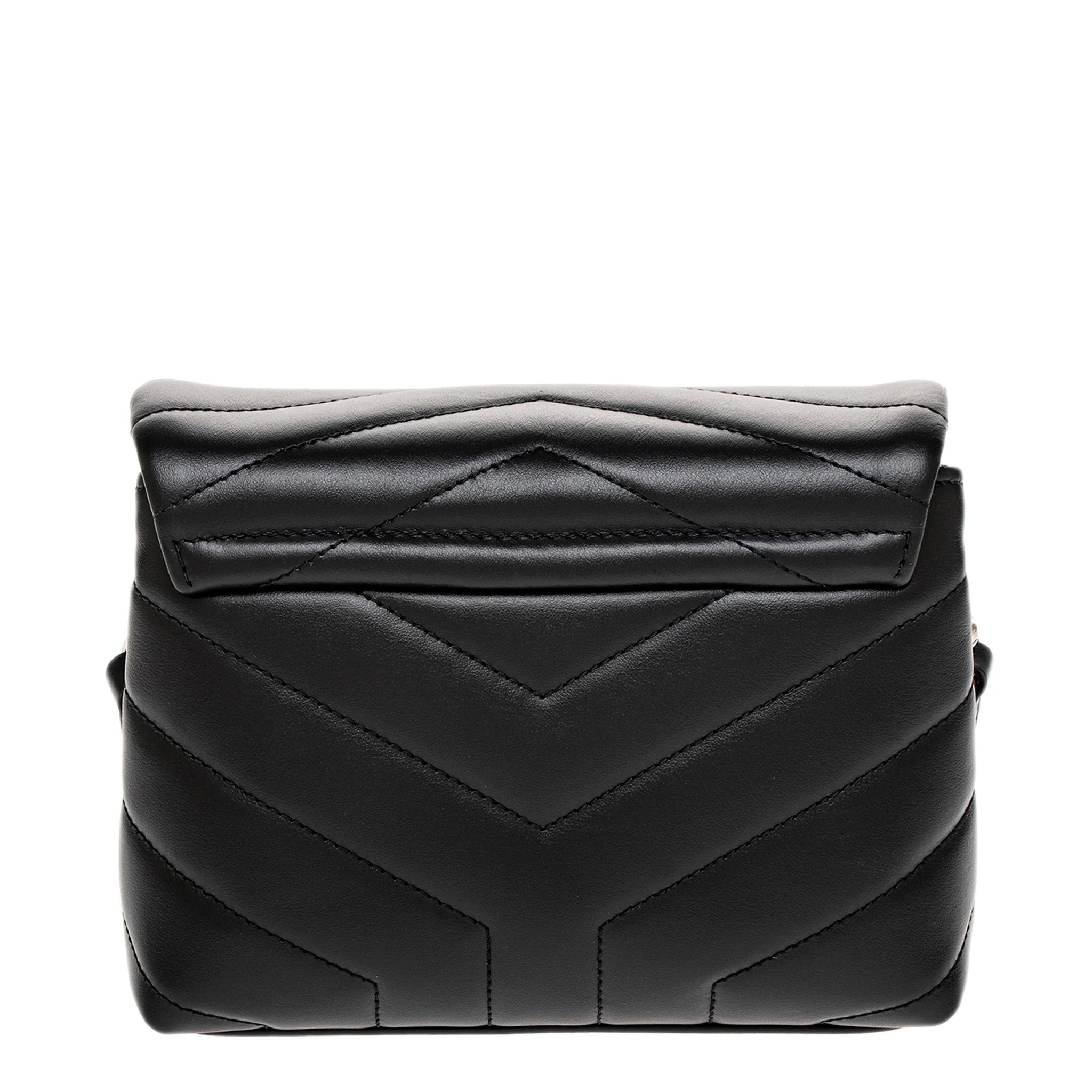 Black Matelasse Leather Toy Loulou - Image 3